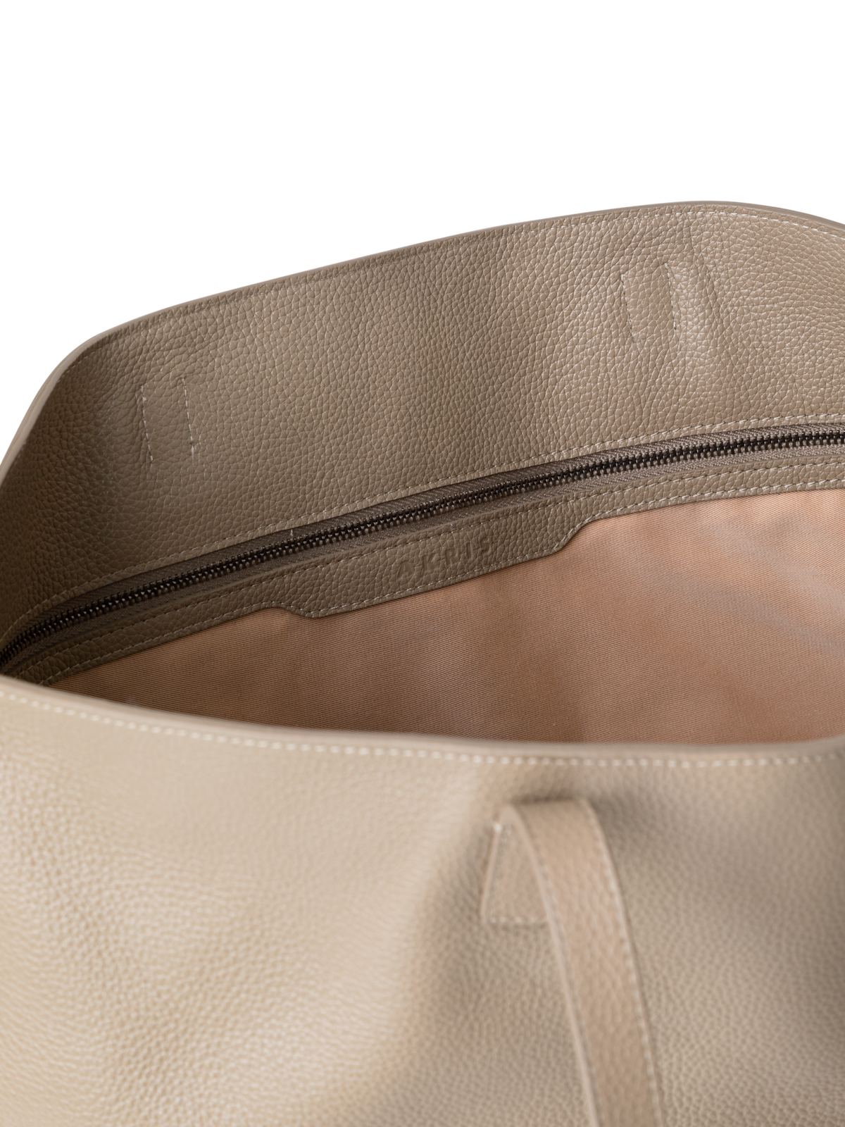 Designer Ai Medium Shoulder Tote - beige