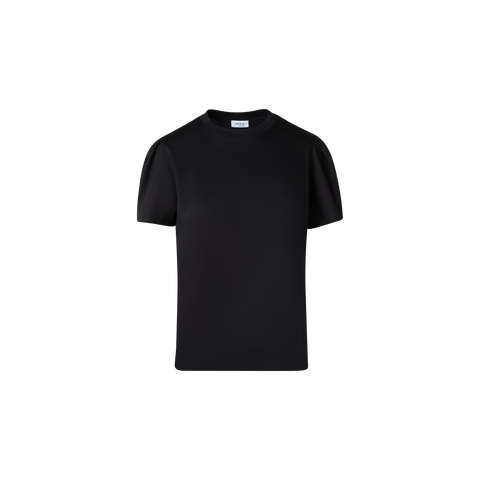 Puff Sleeves T-Shirt in Cotton Jersey