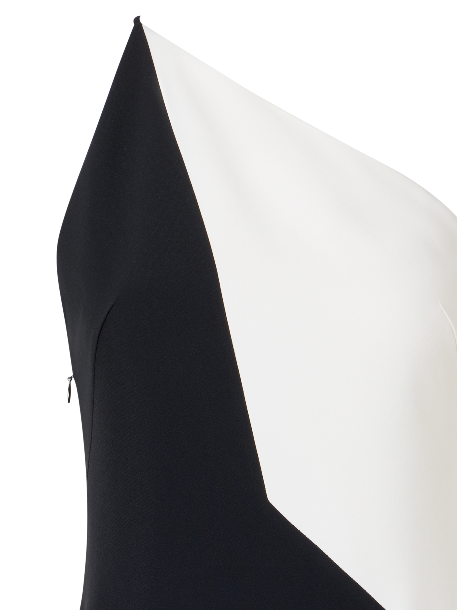 Designer One Shoulder Midi Dress with Open Back - multicolor