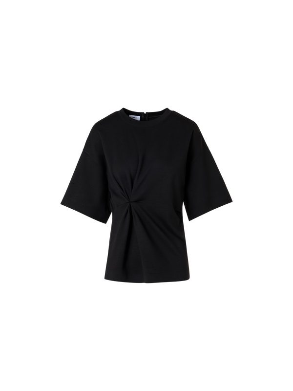 Designer Short-Sleeve Punto Dot T-Shirt - black