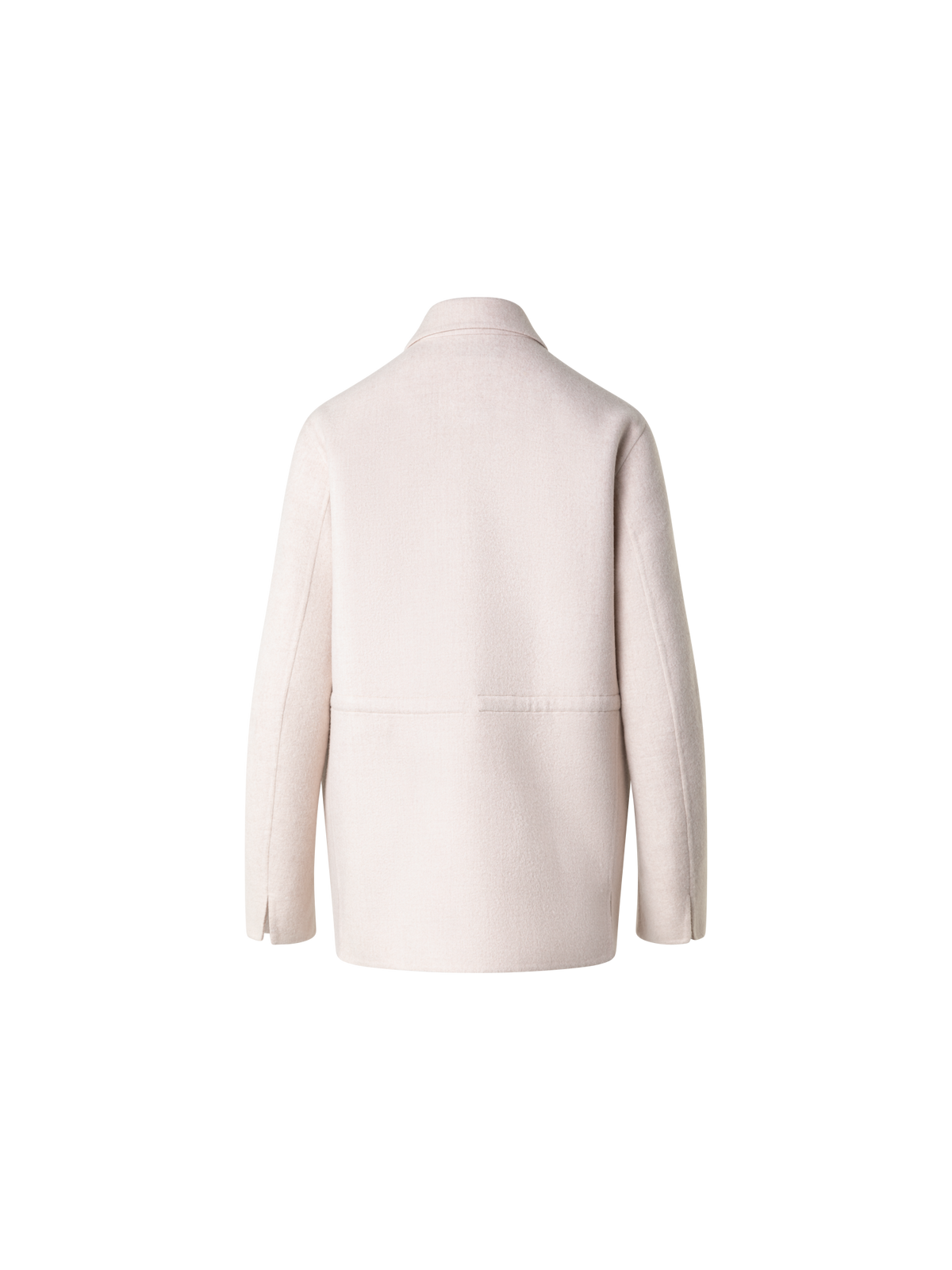 Designer Oversize Shirt Jacket in Cashmere Double-Face - neutral - pastel - beige