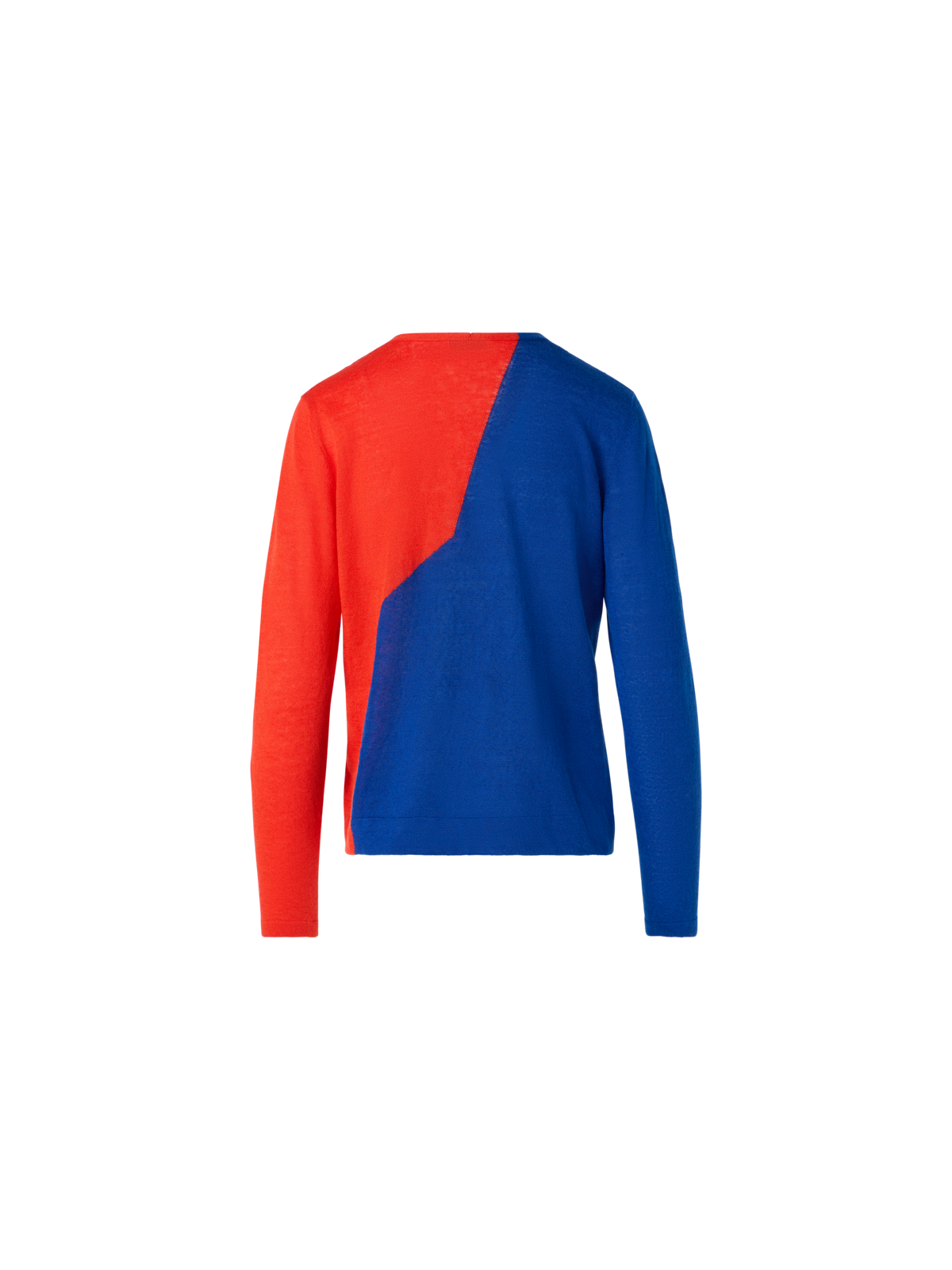 Designer Oversize Sweater with High Plains Intarsia - multicolor