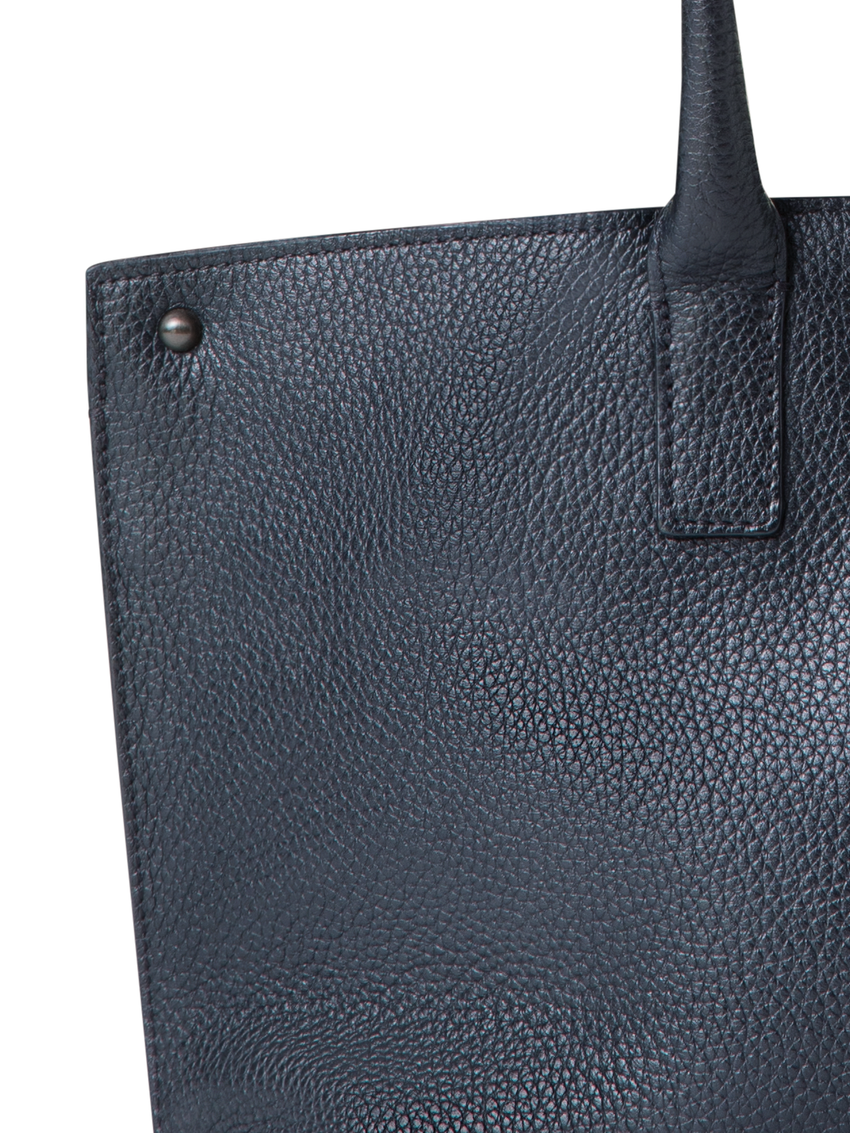 Designer Ai Little Top Handle Tote - navy - blue