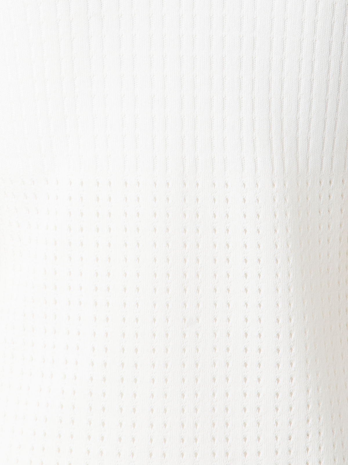 Designer Knit Sweater in Silk Cotton Ajouré - neutral - ecru - white