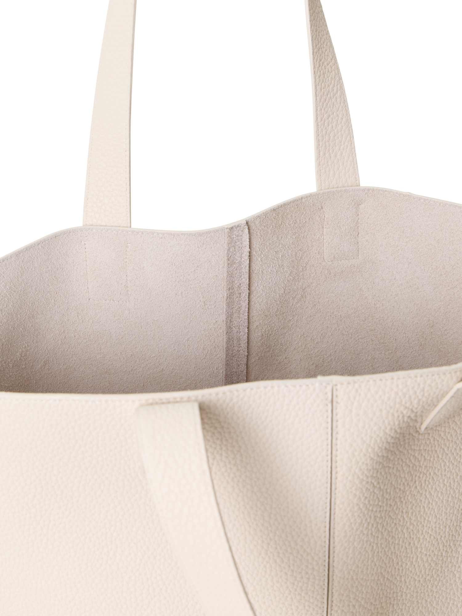 Designer Ai Medium Shoulder Tote - beige