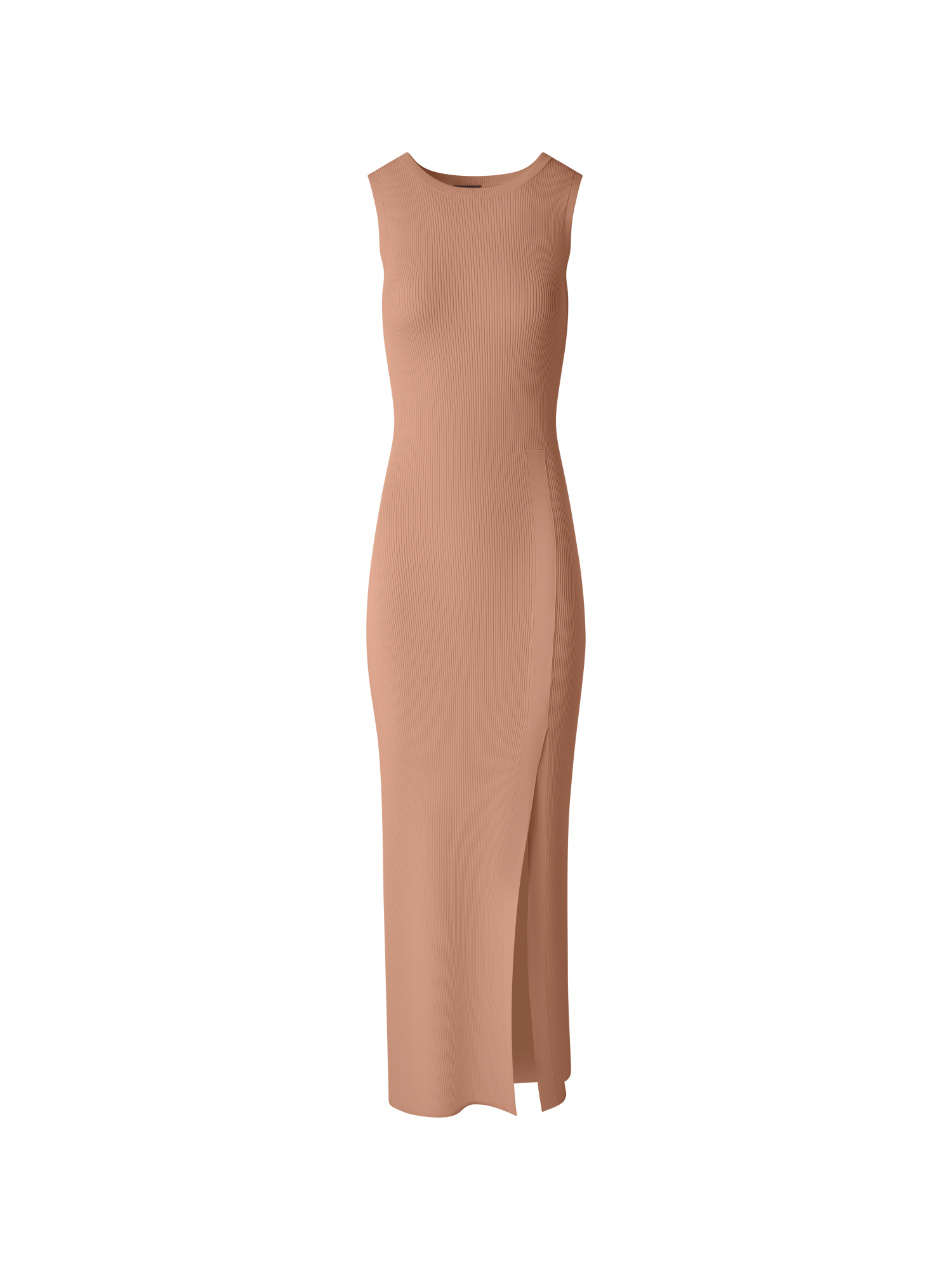Fitted Tube Knit Dress with Side Slit Akris EU Fitted Tube Knit Dress with Side Slit Akris EU