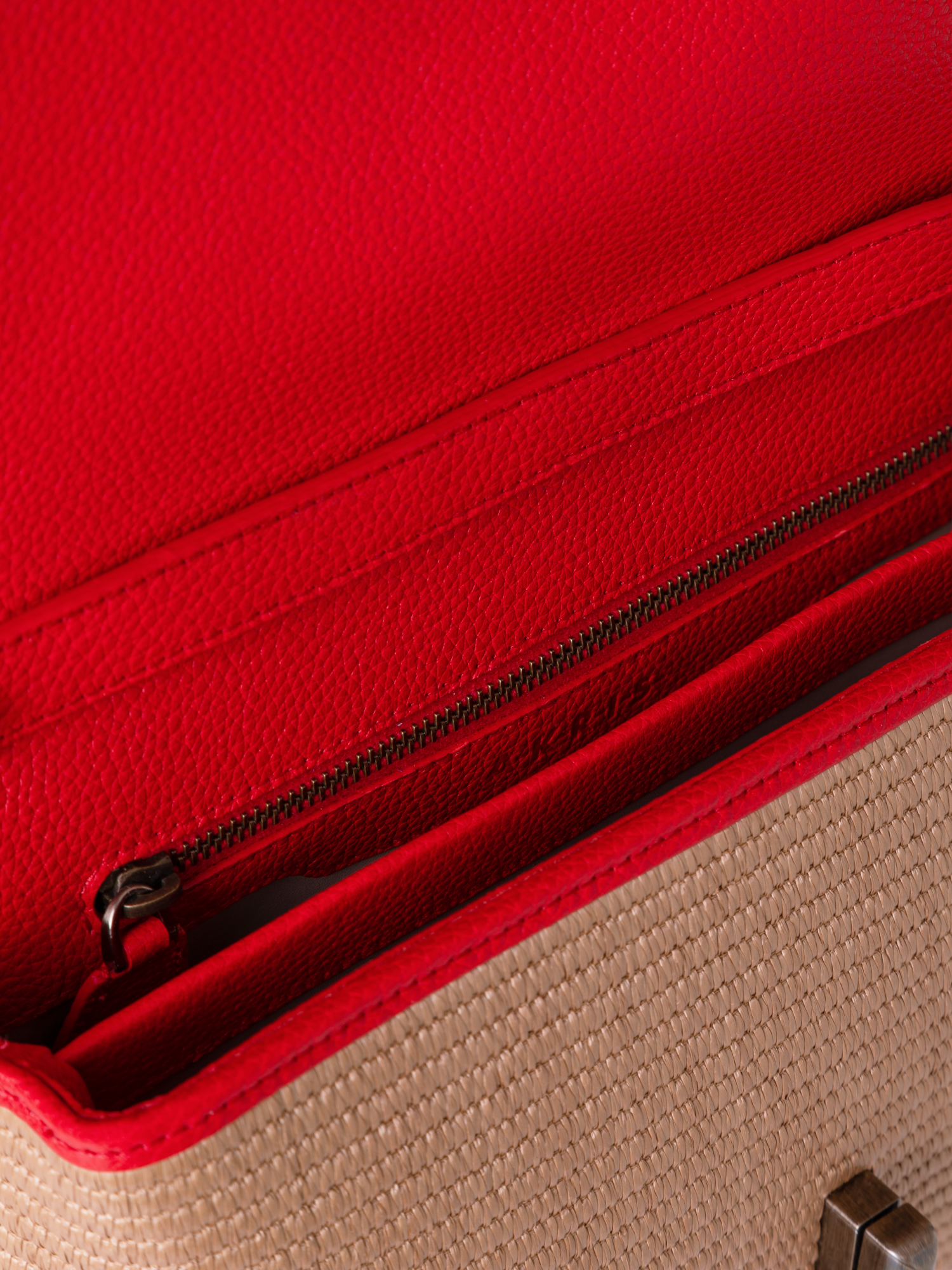 Designer Anouk Small Day Bag - multicolor - beige - red