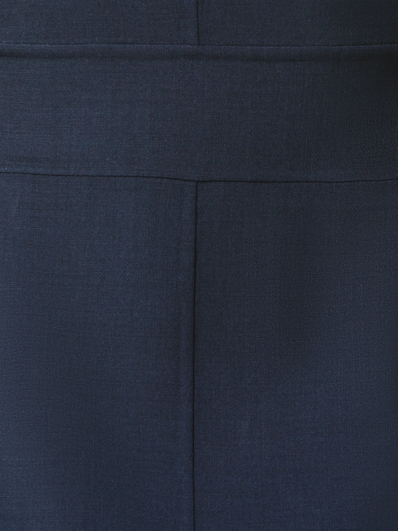 Designer Wool Double-Face Blazer with Leather Collar - navy - blue