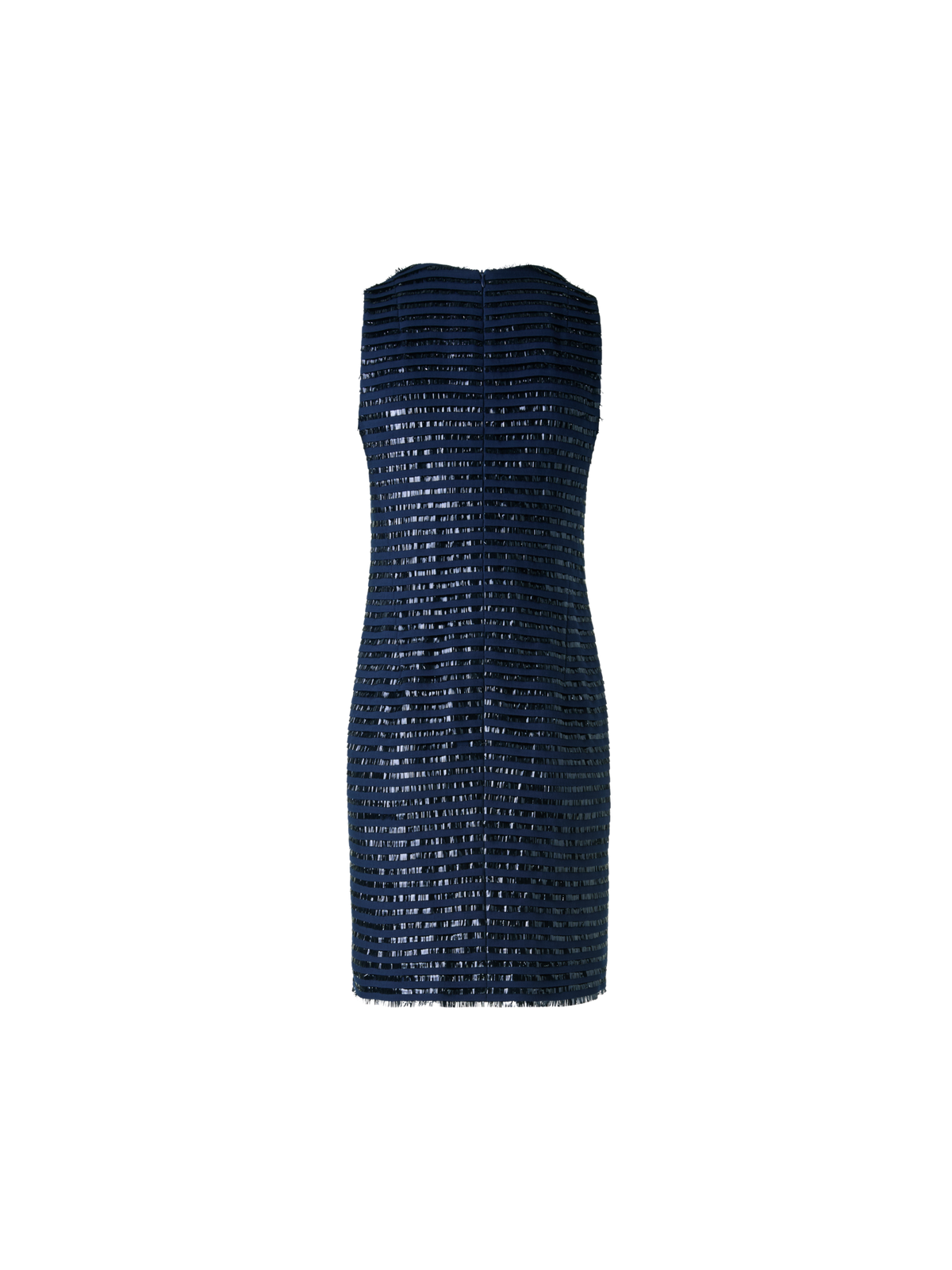 Sheath Dress in Lam Fringes Embroidery on Wool Akris EU Sheath Dress in Lam Fringes Embroidery on Wool Akris EU