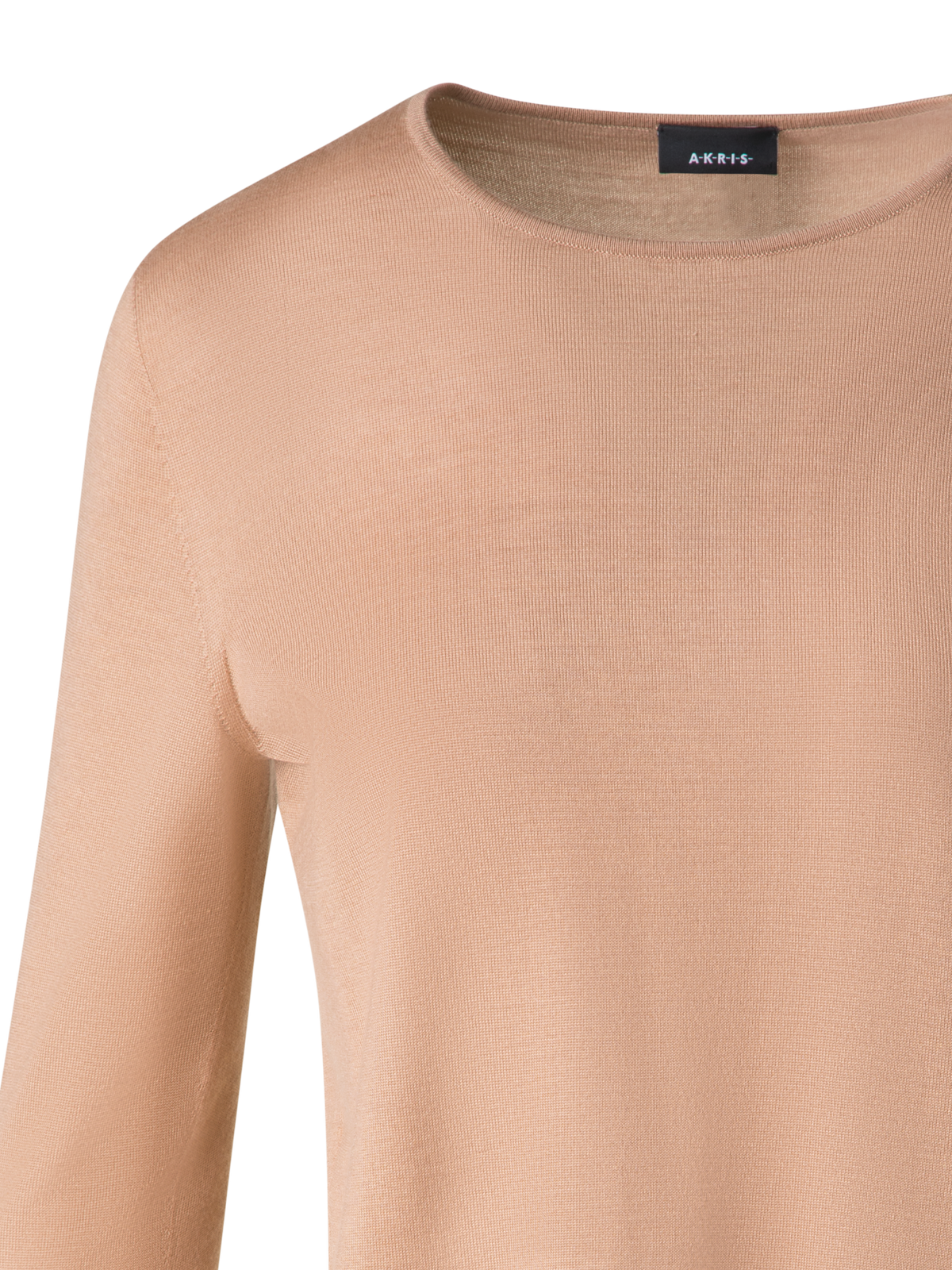Designer Seamless Cashmere and Silk Sweater - neutral - beige