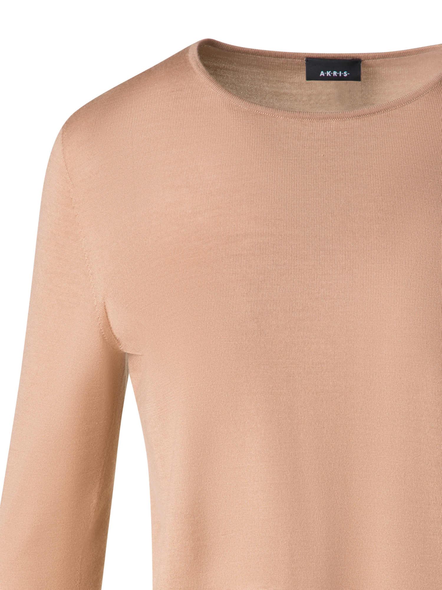 Designer Seamless Cashmere and Silk Sweater - neutral - beige