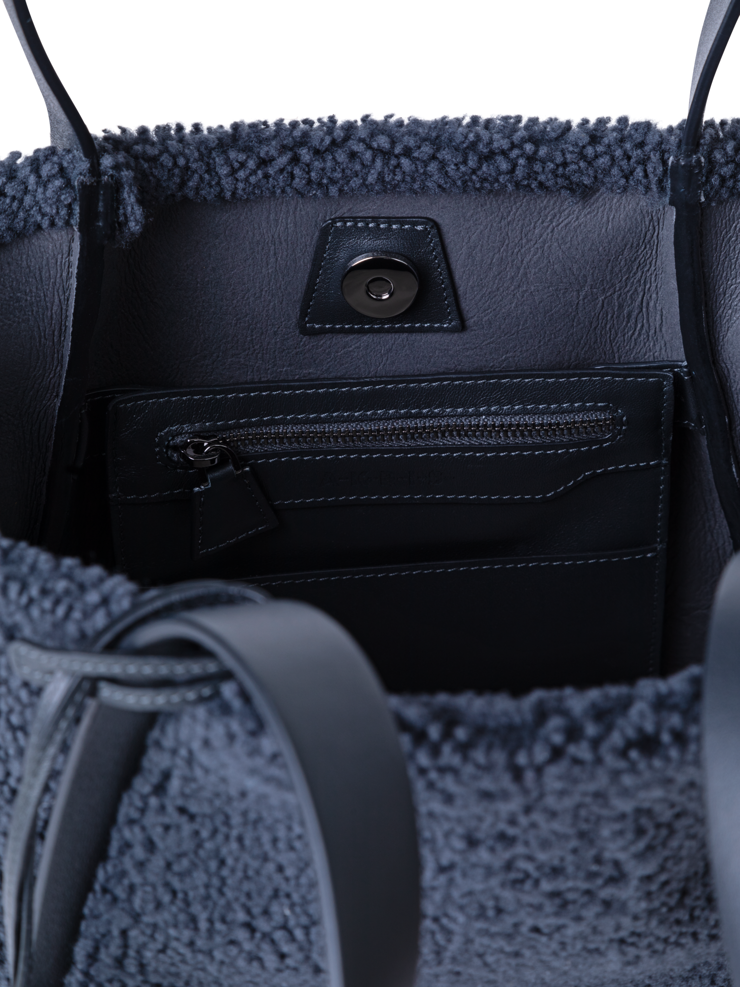 Designer Alex Small Tote - Reversible - grey