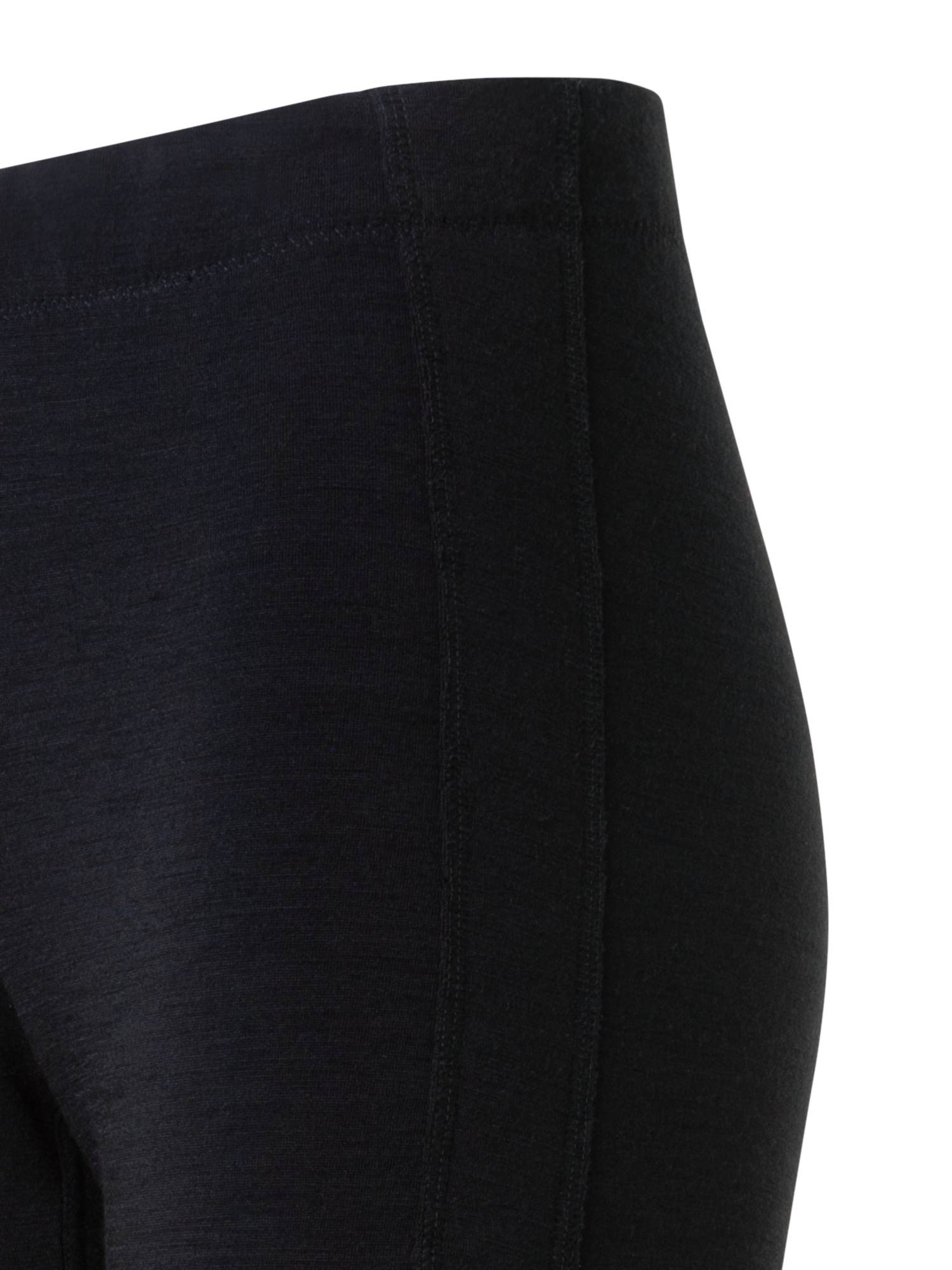 Designer Skinny Wool Cotton Blend Scuba Leggings - black - neutral