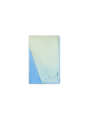 Designer Cashmere Scarf with Sunbeam Print - multicolor