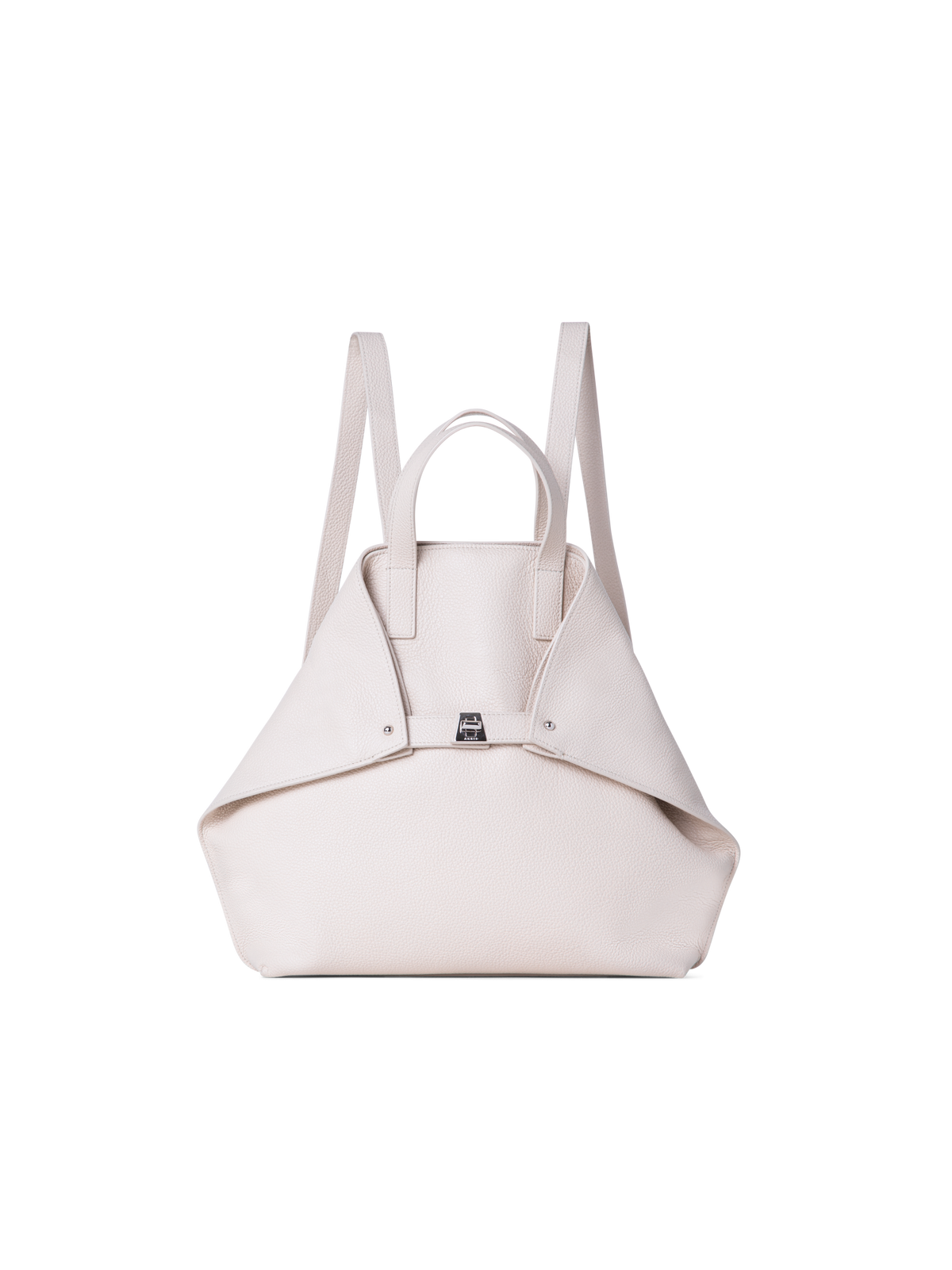 Designer Ai Medium Backpack - neutral - ecru - white