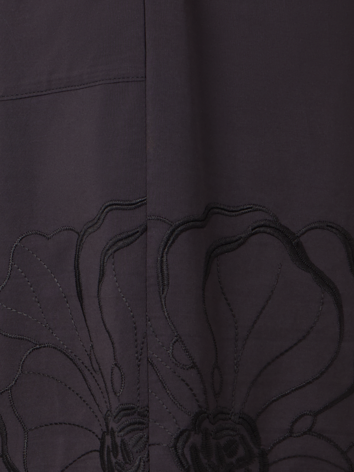 Designer Frey Wide-Leg Pants in Cotton Poplin - brown