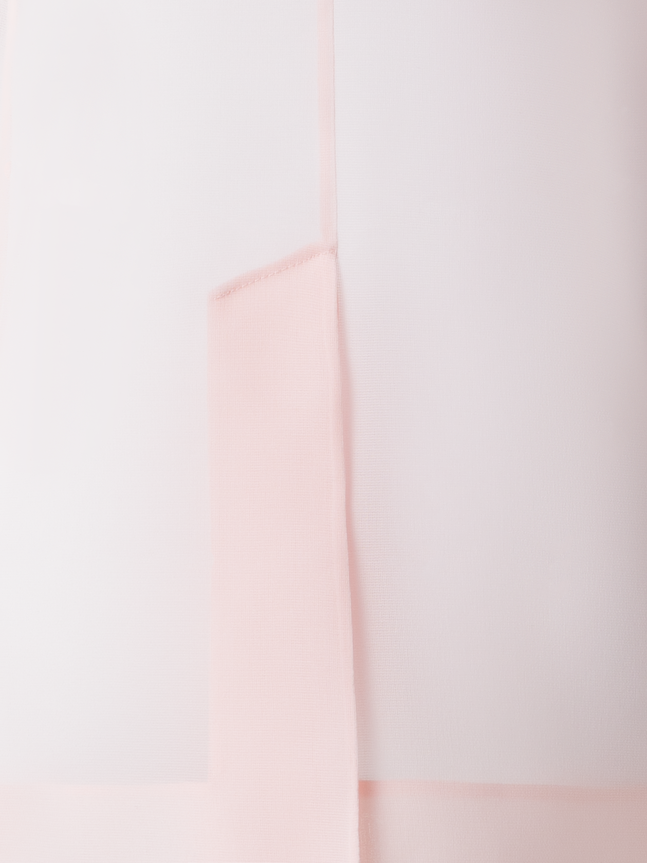 Designer Sheer Silk Organza Gilet - pastel - pink