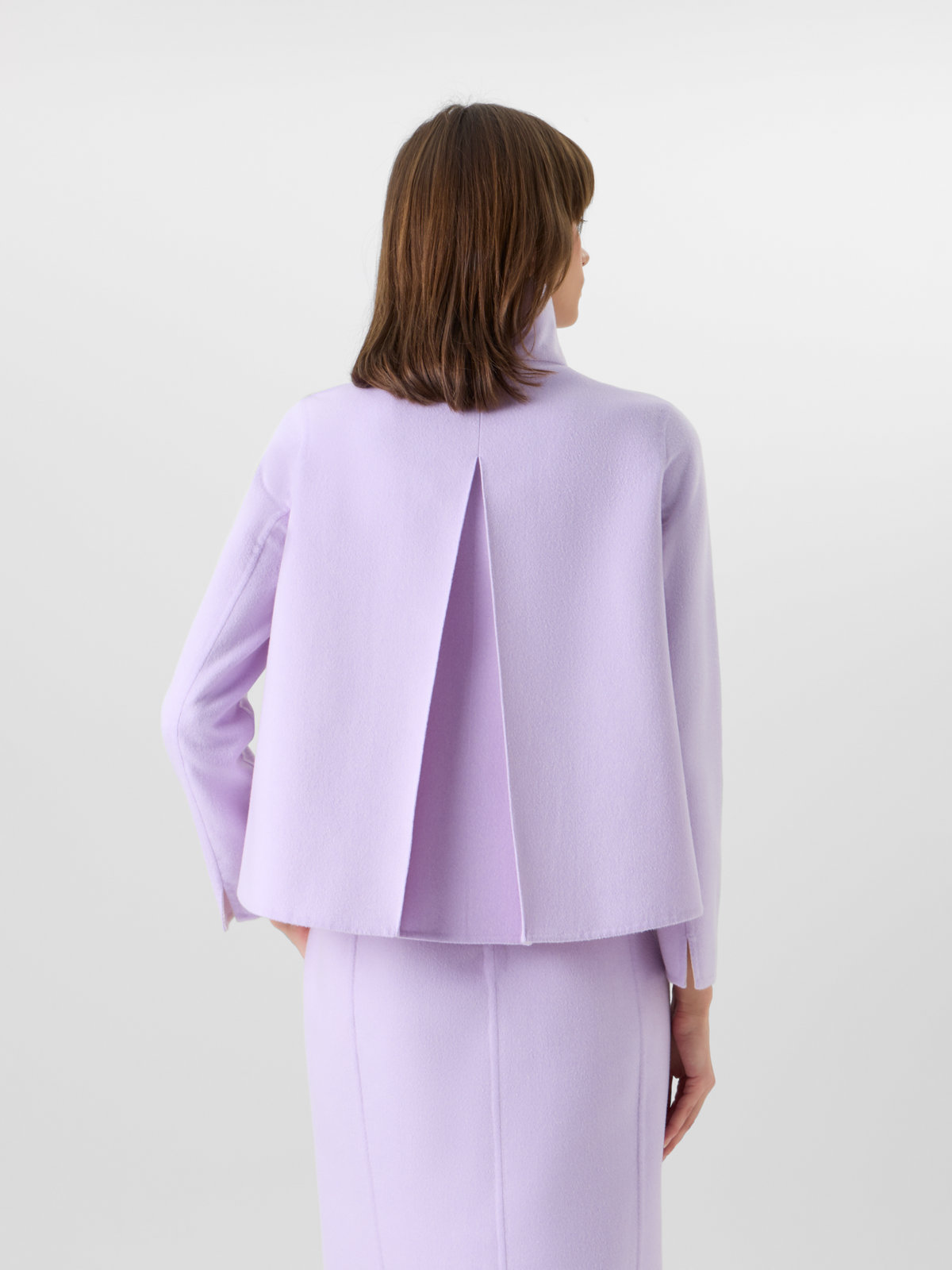 Designer Castro Jacket in Cashmere-Silk Double-Face - pastel #editorial