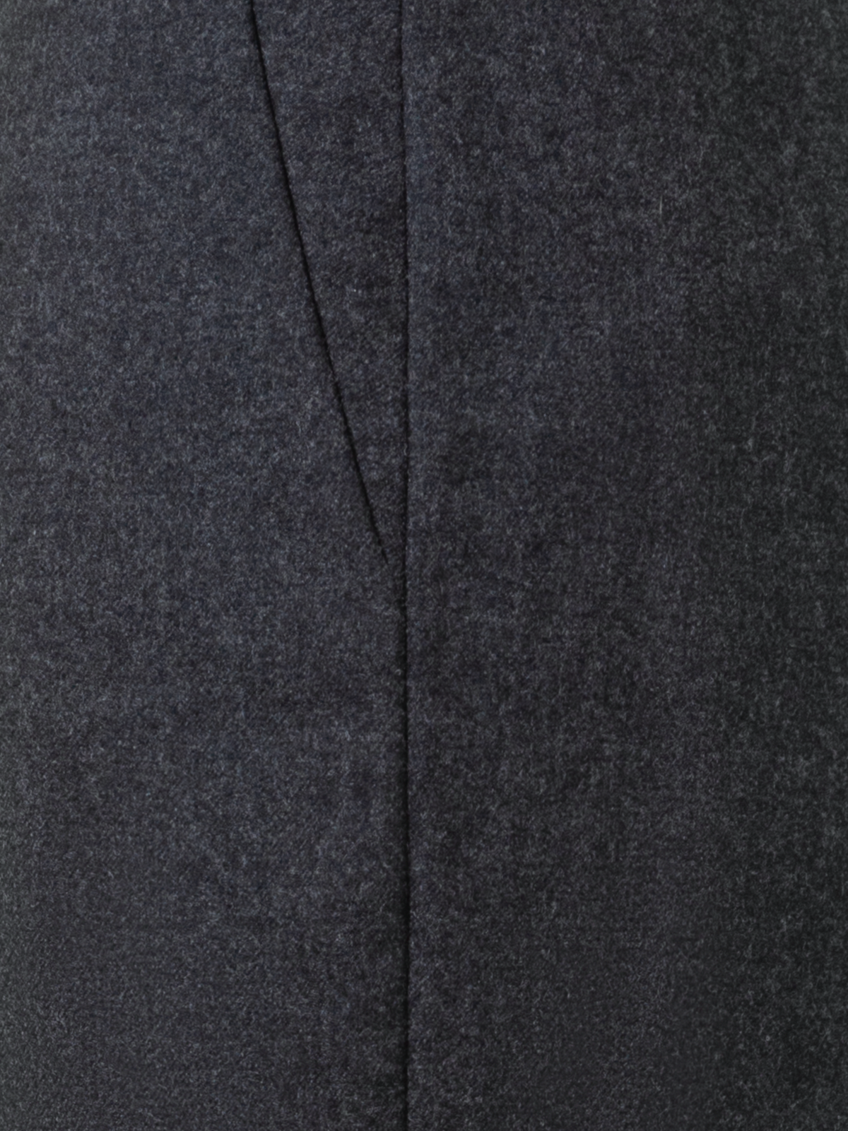 Designer Bootcut Pants in Wool Stretch Flannel - grey