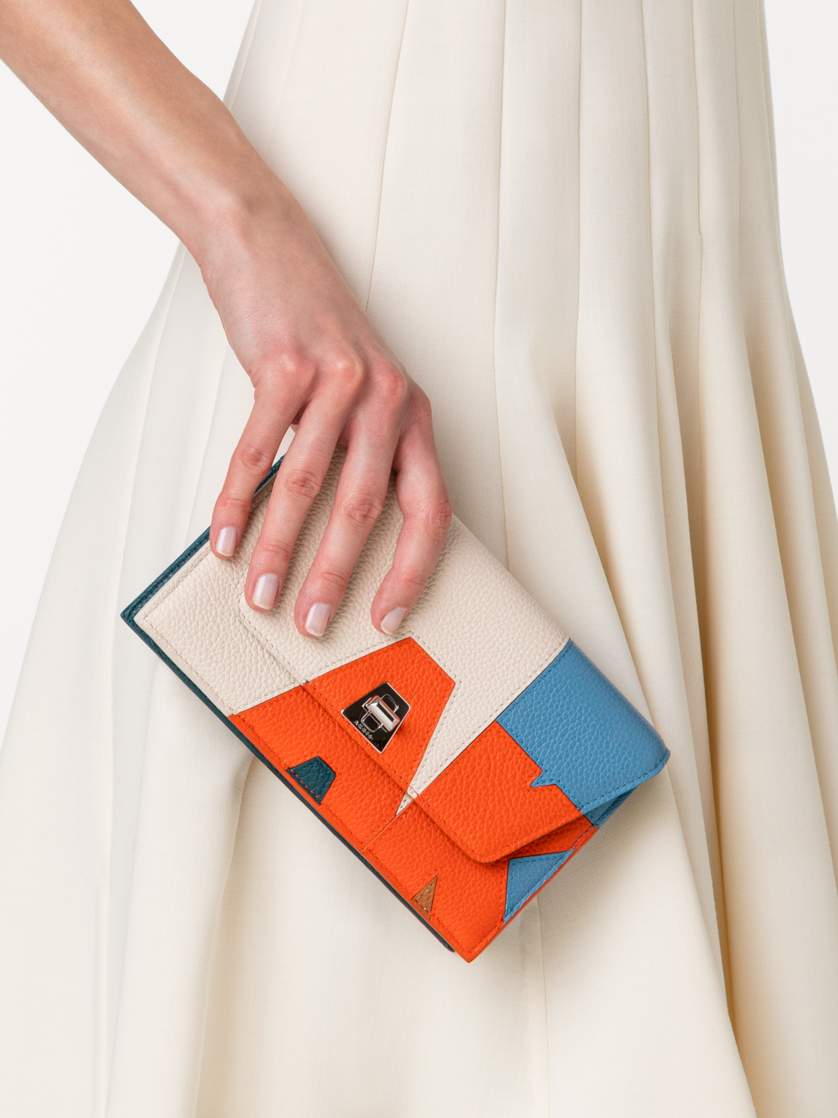 Designer Anouk Envelope - multicolor - ecru - white #editorial