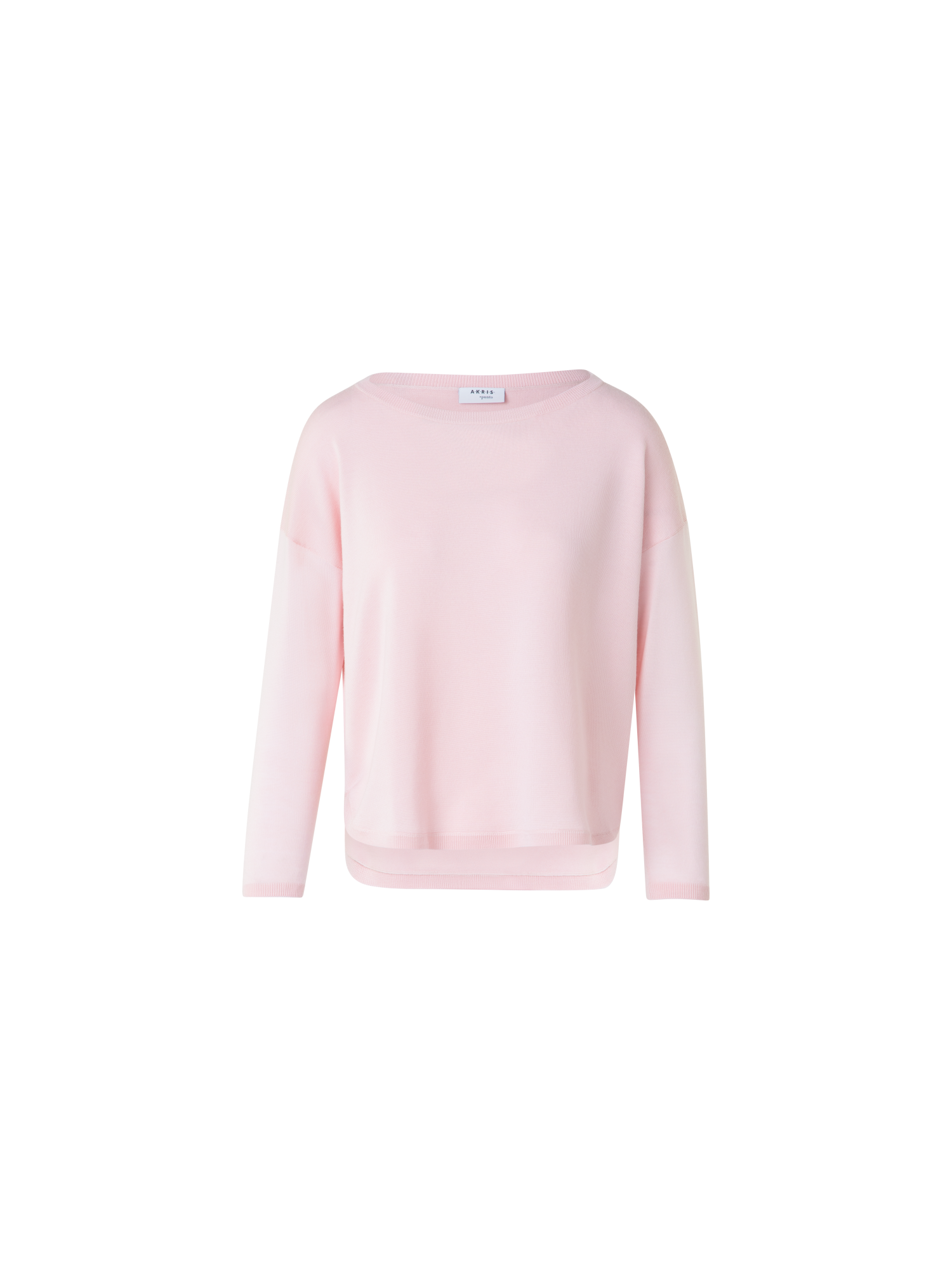 Designer Merino Wool Signature Knit Sweater - pink