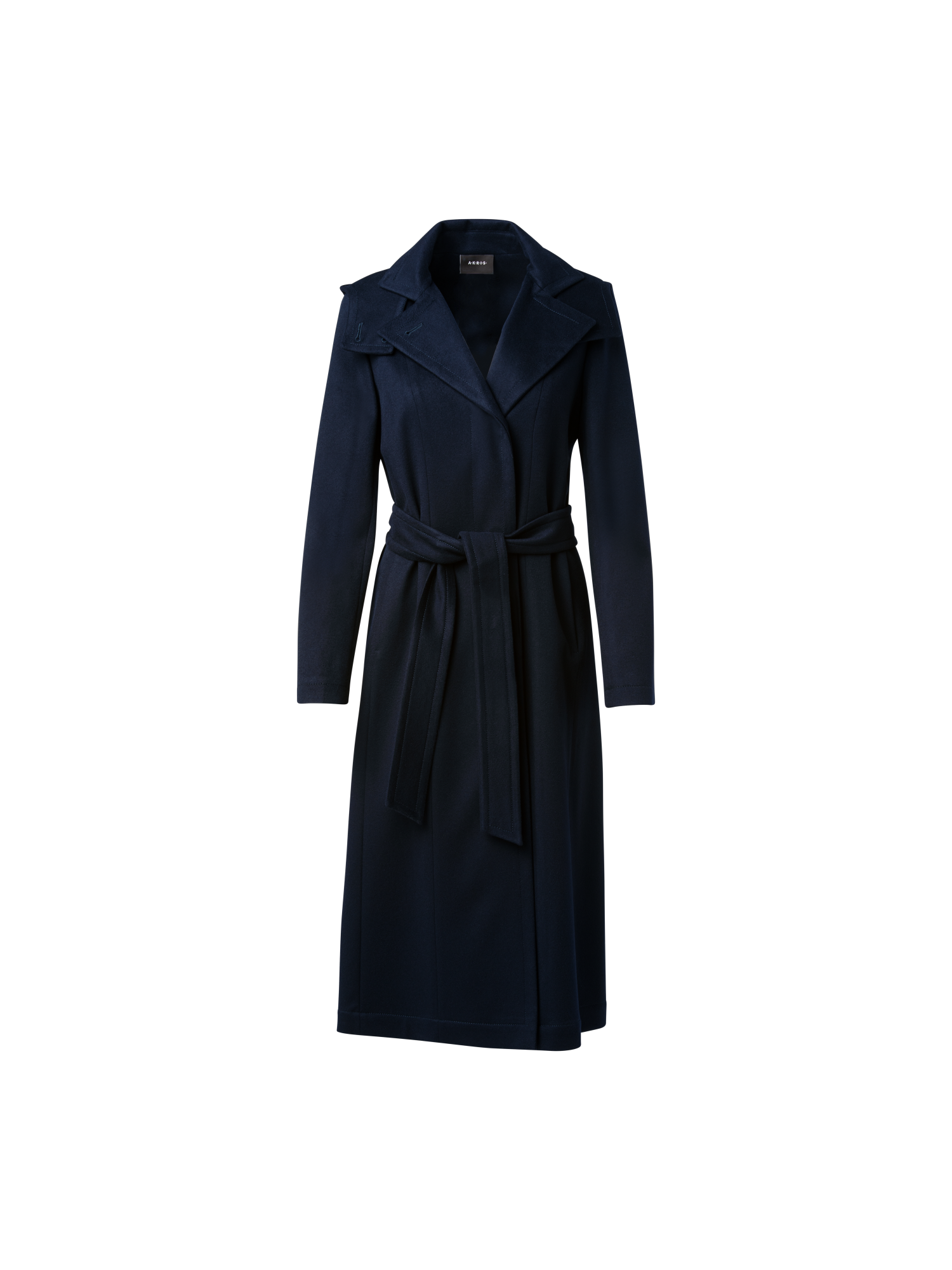 Designer Storm System® Cashmere Coat - navy - blue