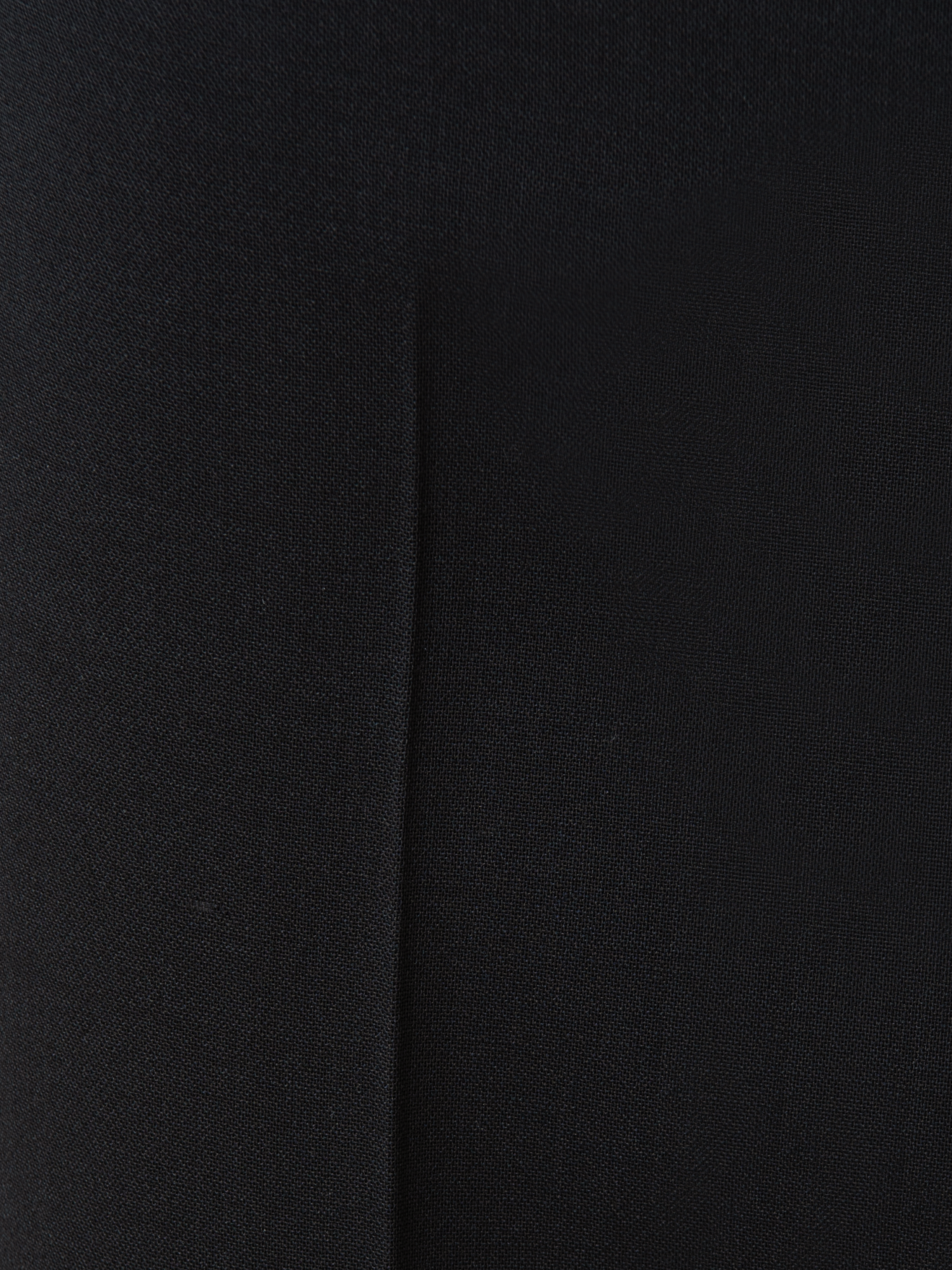 Designer Slim Wool Double-Face Pants - neutral - black