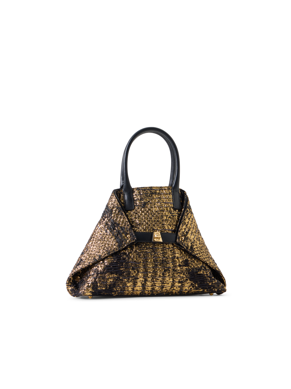 Designer Ai Small Top Handle Tote - multicolor - gold