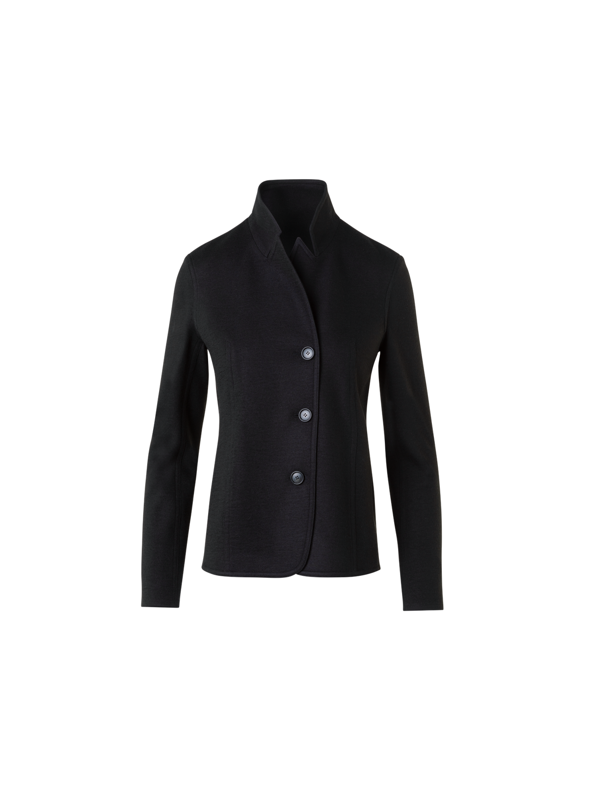 Designer Jacket in Cashmere Jersey - black - neutral