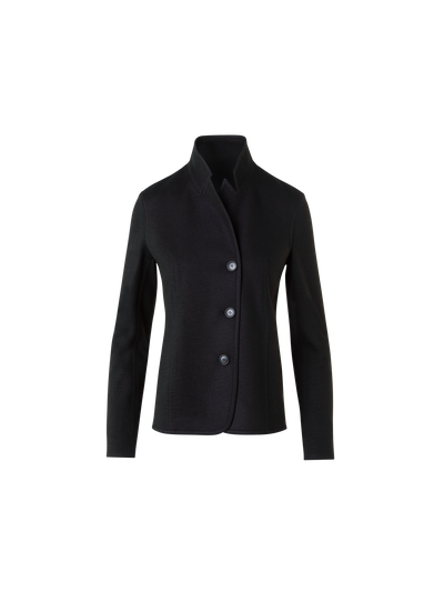 Designer Jacket in Cashmere Jersey - black - neutral