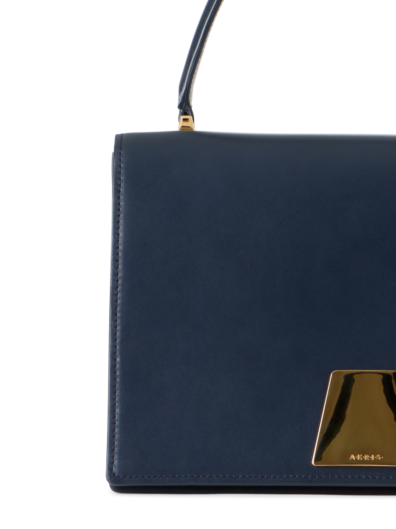 Designer Alice Medium Top Handle Bag - navy - blue - neutral