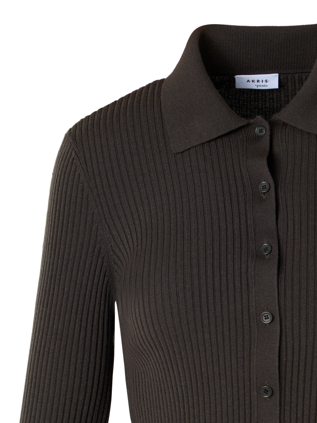 Designer Long-Sleeve Merino Wool Knit Sweater - green