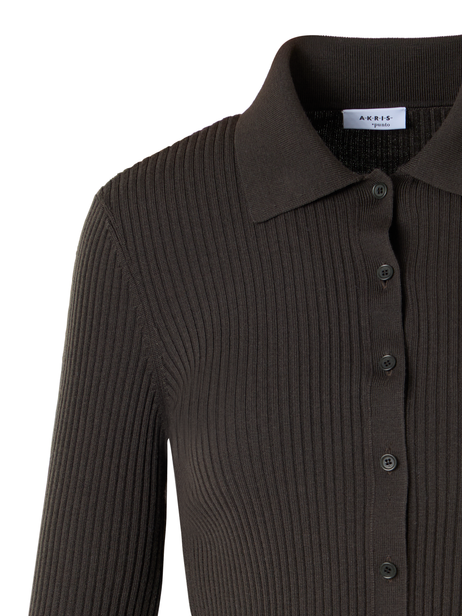 Designer Long-Sleeve Merino Wool Knit Sweater - green