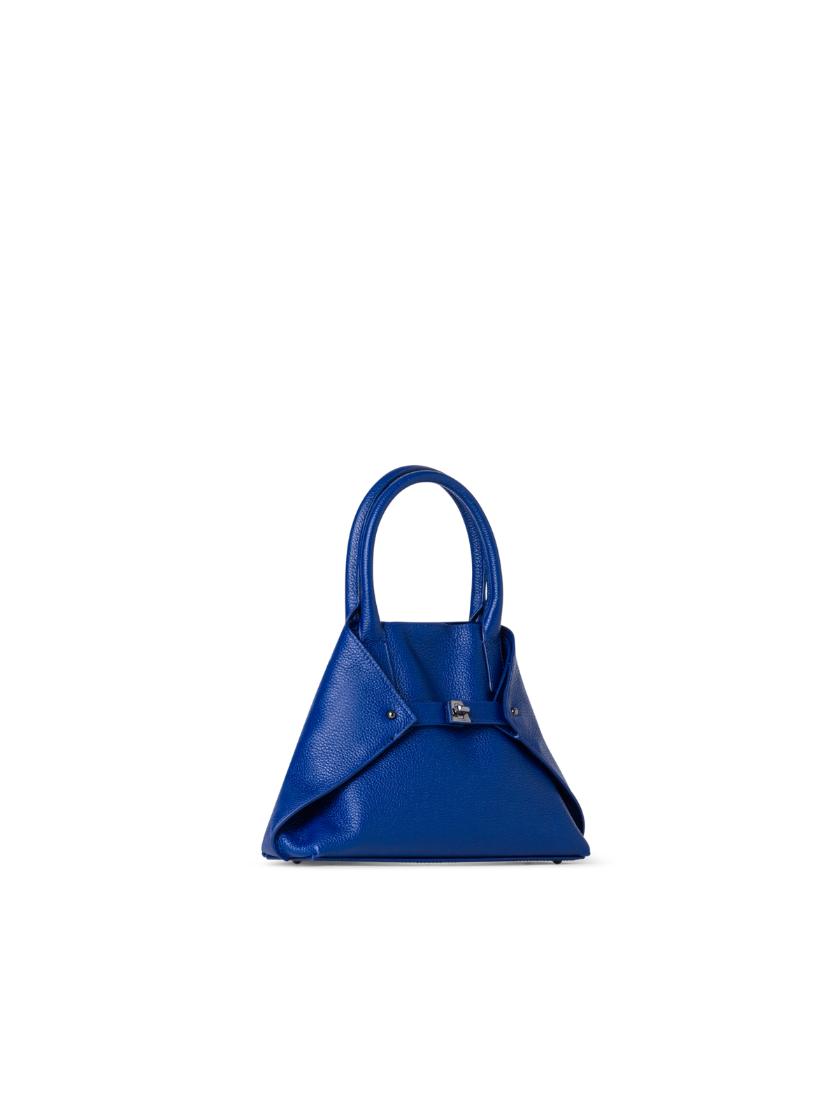 Designer Ai Little Top Handle Tote - blue
