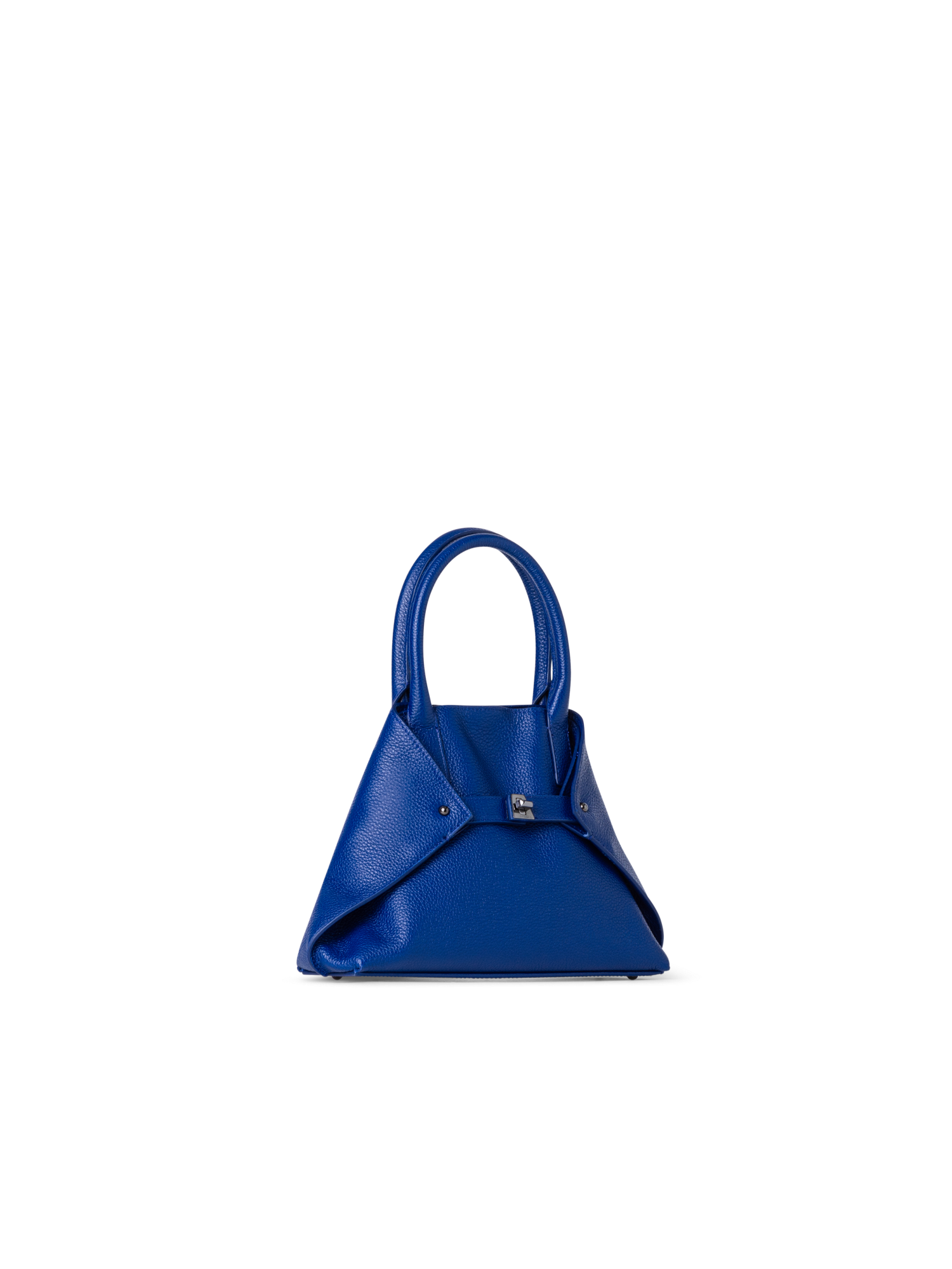 Designer Ai Little Top Handle Tote - blue