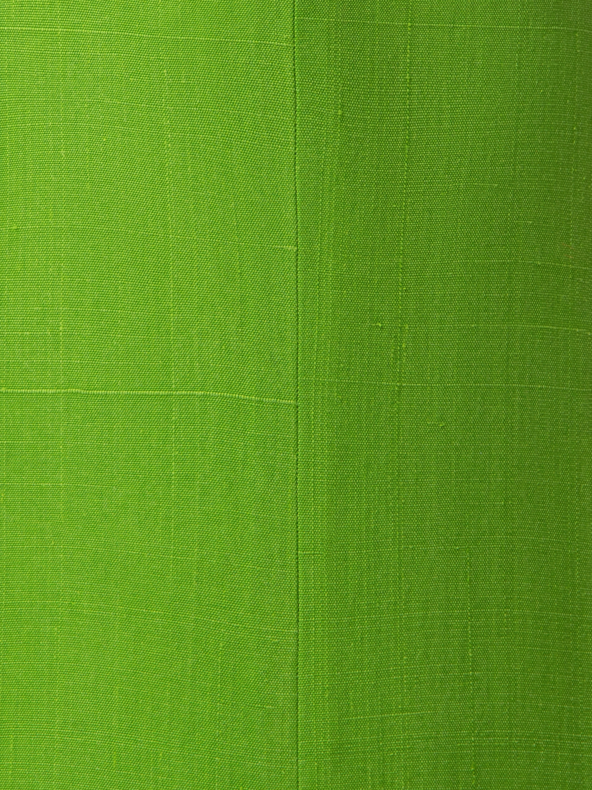 Designer Wide Silk Shantung Pants - green