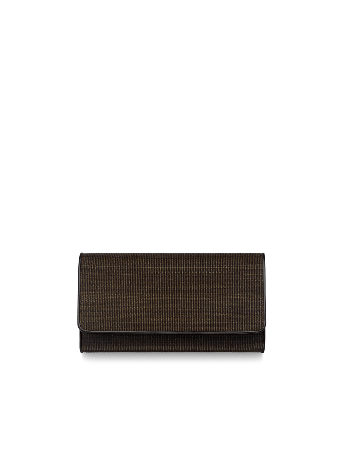Designer Long Wallet in Horsehair - brown