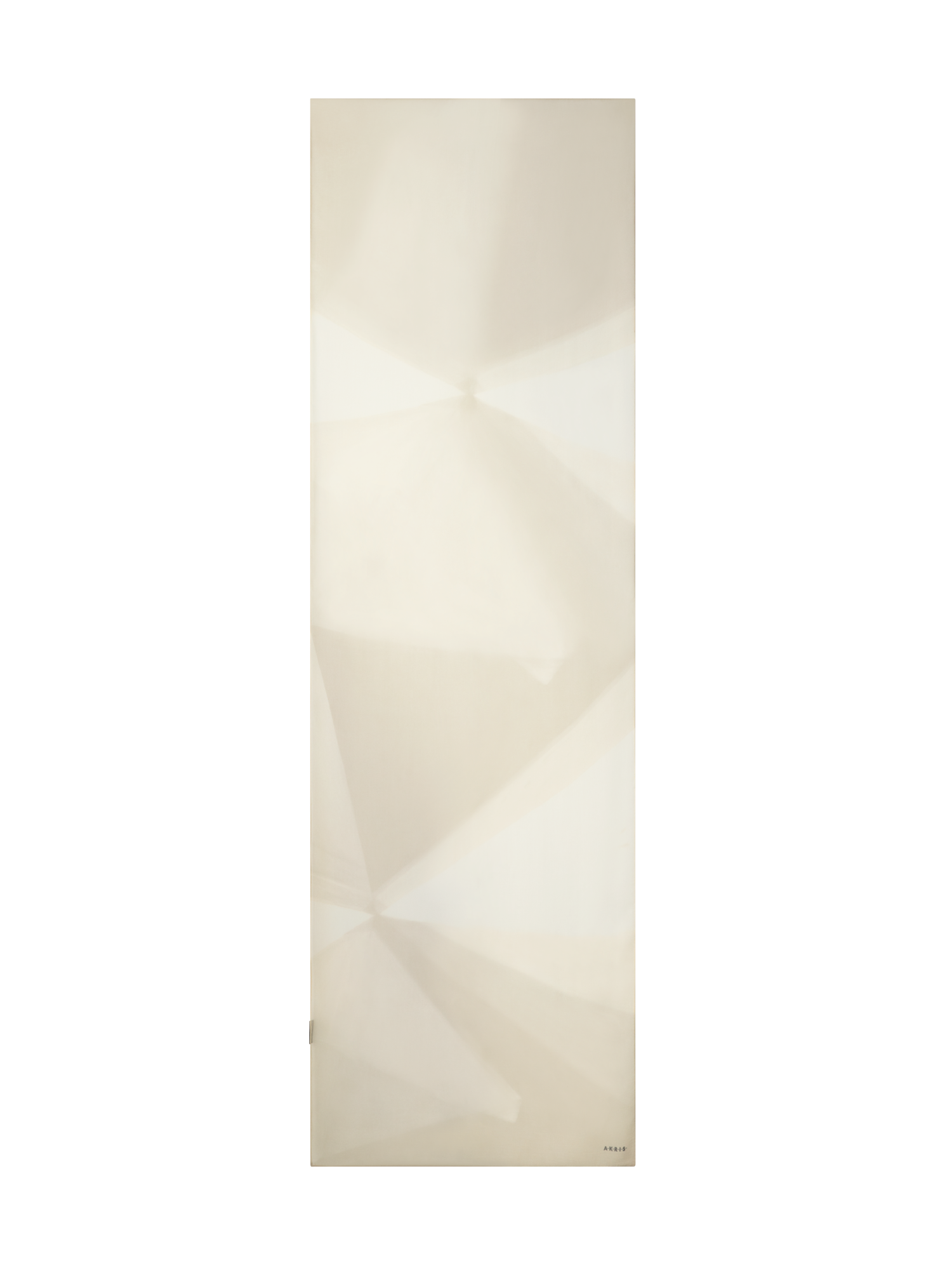 Designer Cotton Silk Scarf with Chiaroscuro Print - neutral - pastel - grey - beige