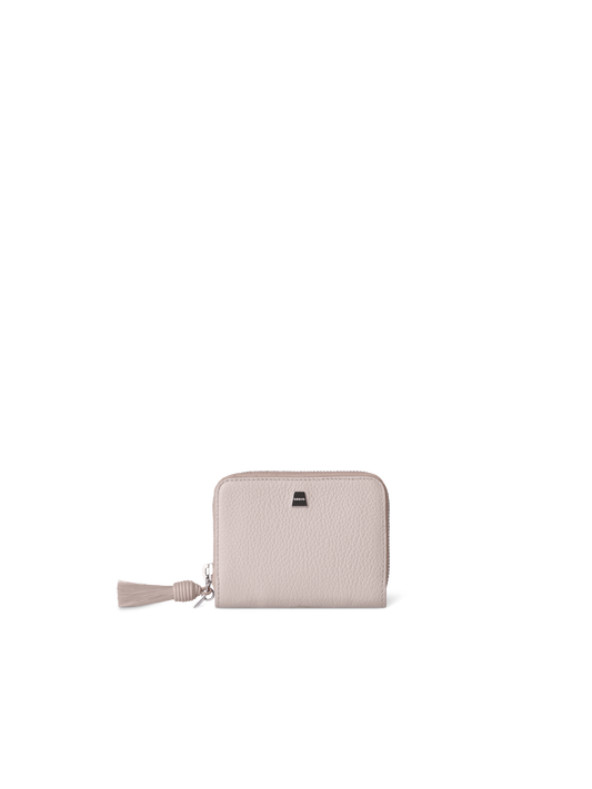 Designer Small Zip Around Wallet - neutral - blue - beige - red - pink