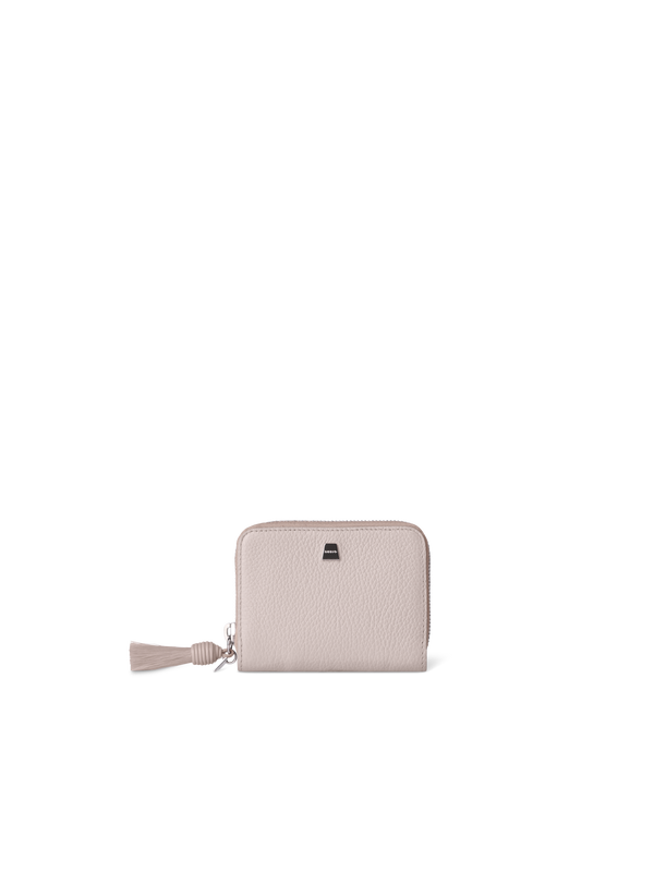 Designer Small Zip Around Wallet - neutral - blue - beige - red - pink