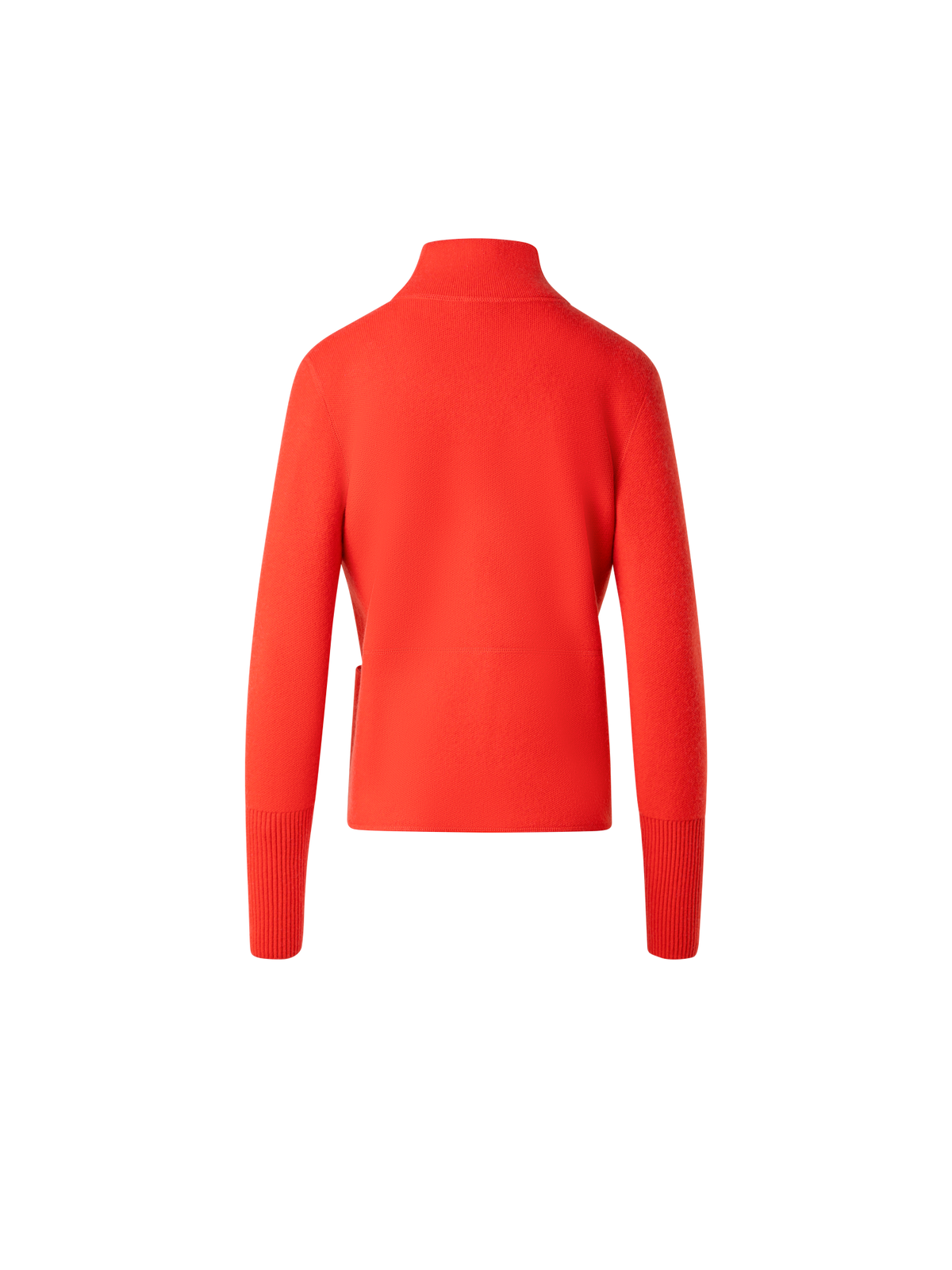 Designer 100% Cashmere Knit Cardigan - red