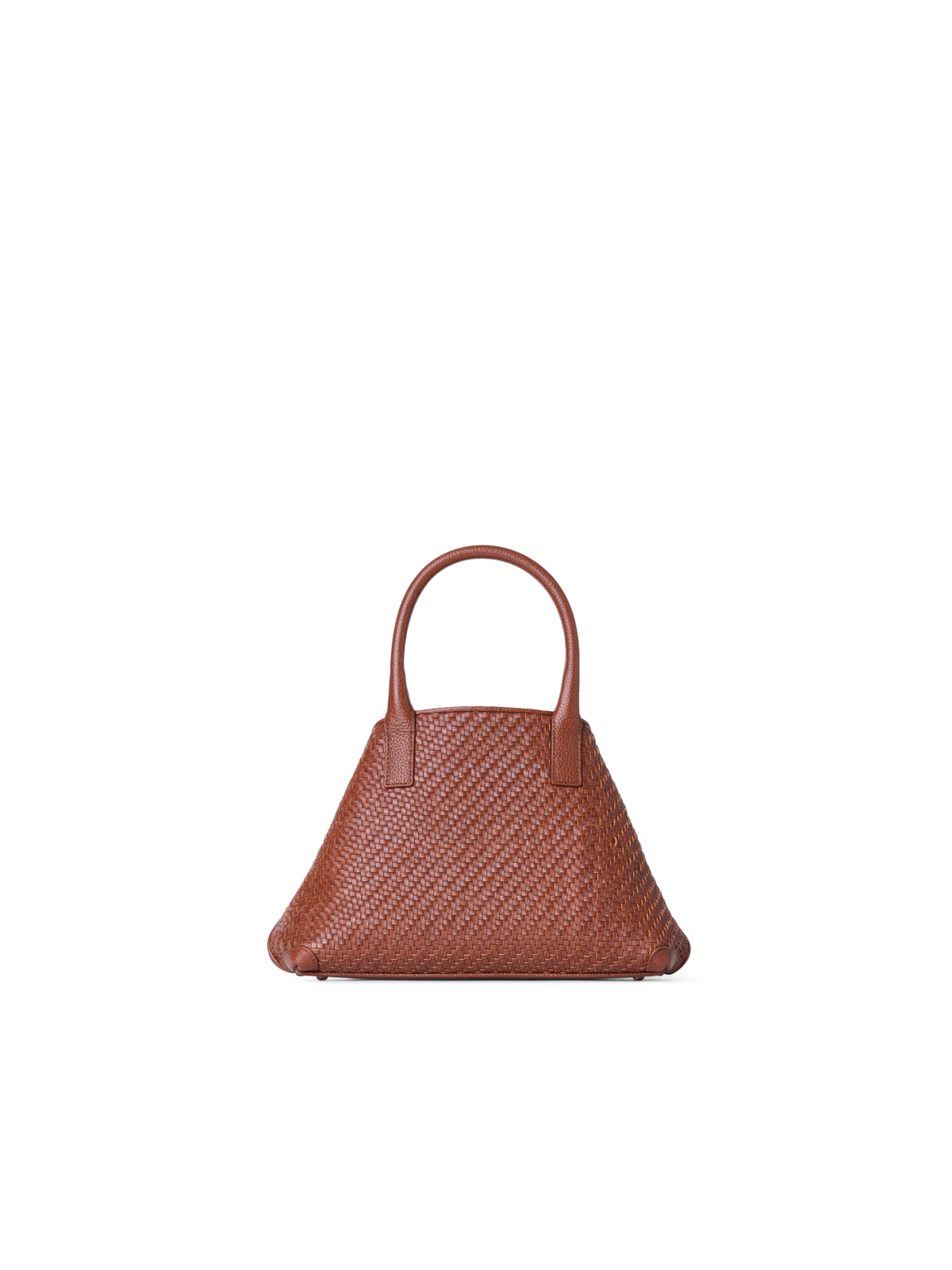 Designer Ai Little Top Handle Tote - brown