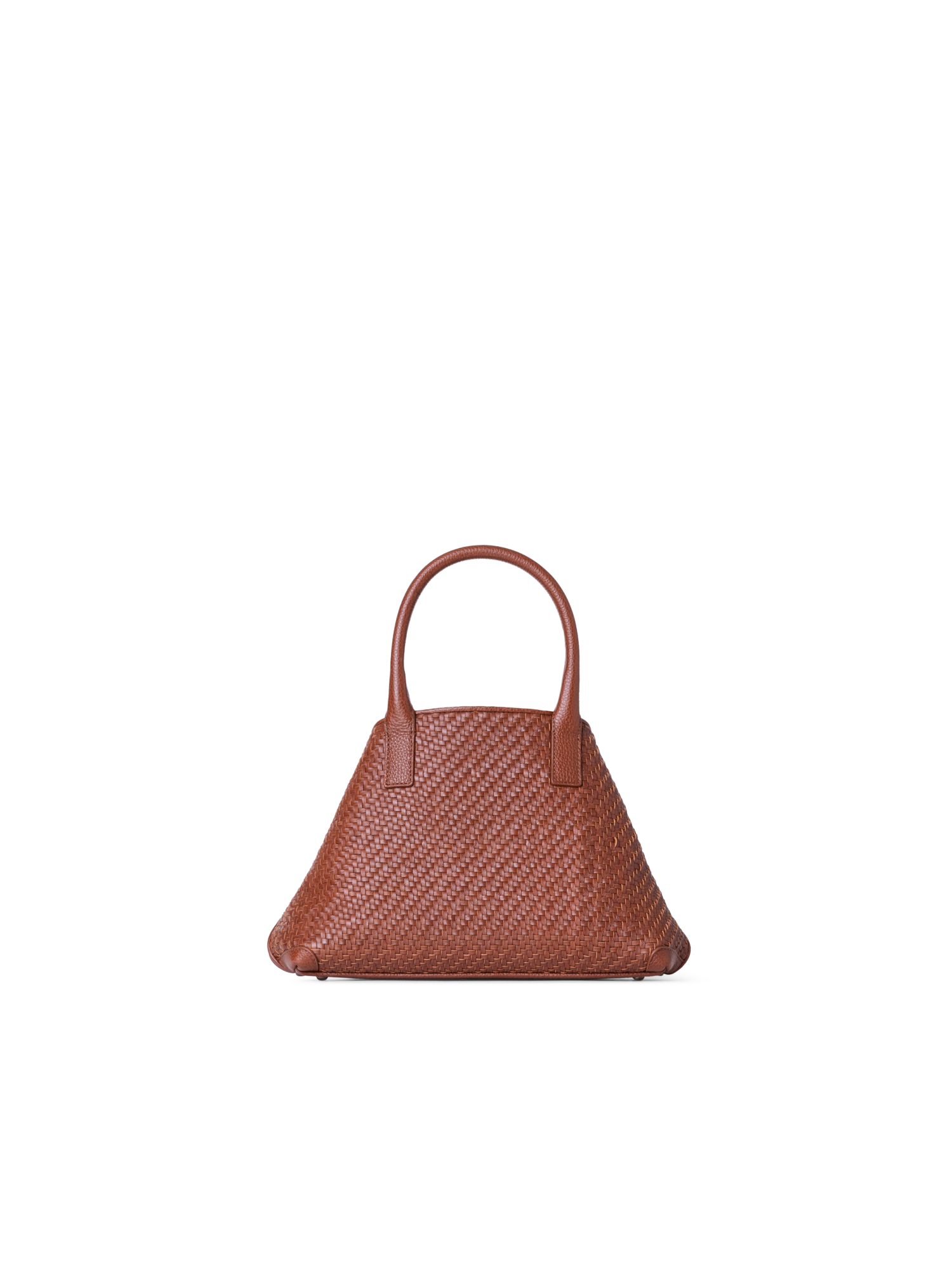Designer Ai Little Top Handle Tote - brown
