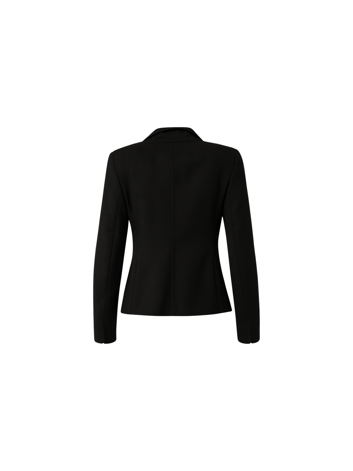 Designer Wool Double-Face Jacket - black