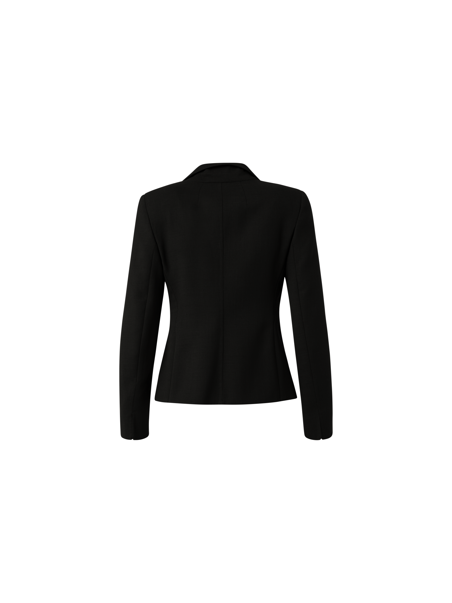 Designer Wool Double-Face Jacket - black