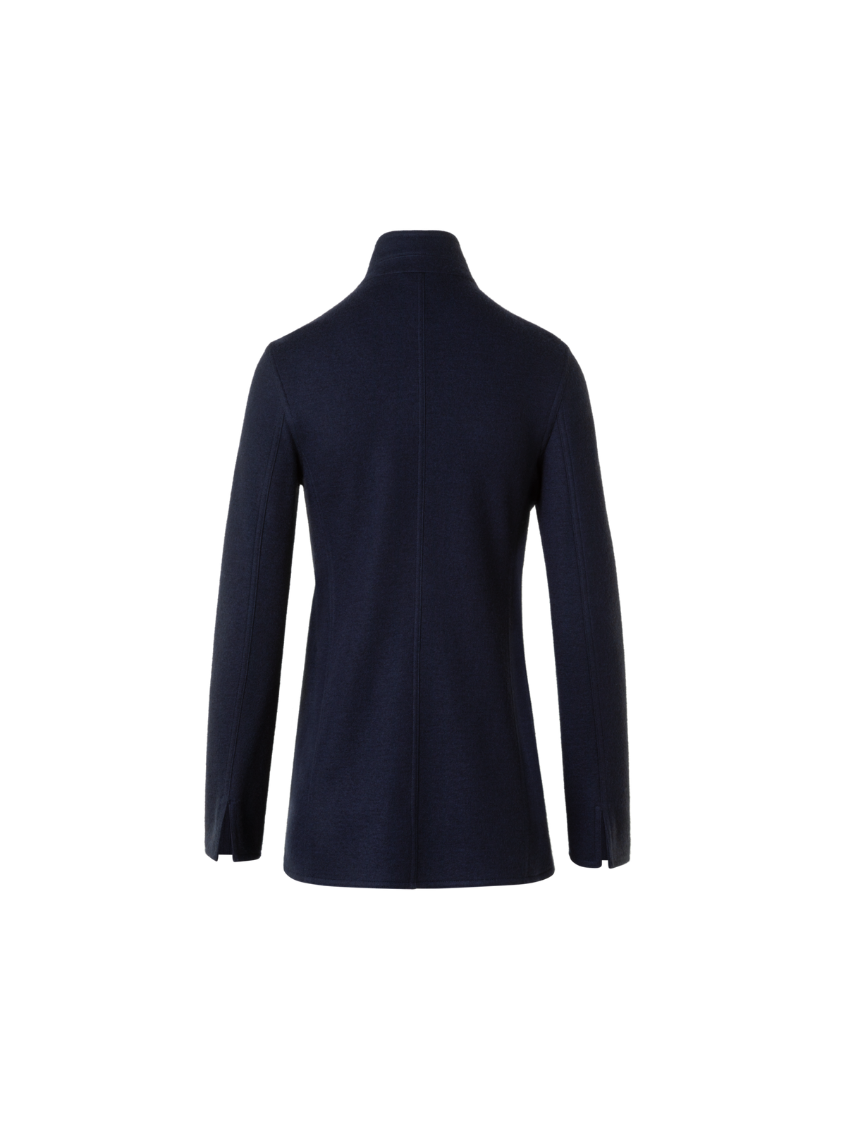 Designer Long Cashmere Jersey  Jacket - neutral - navy - blue
