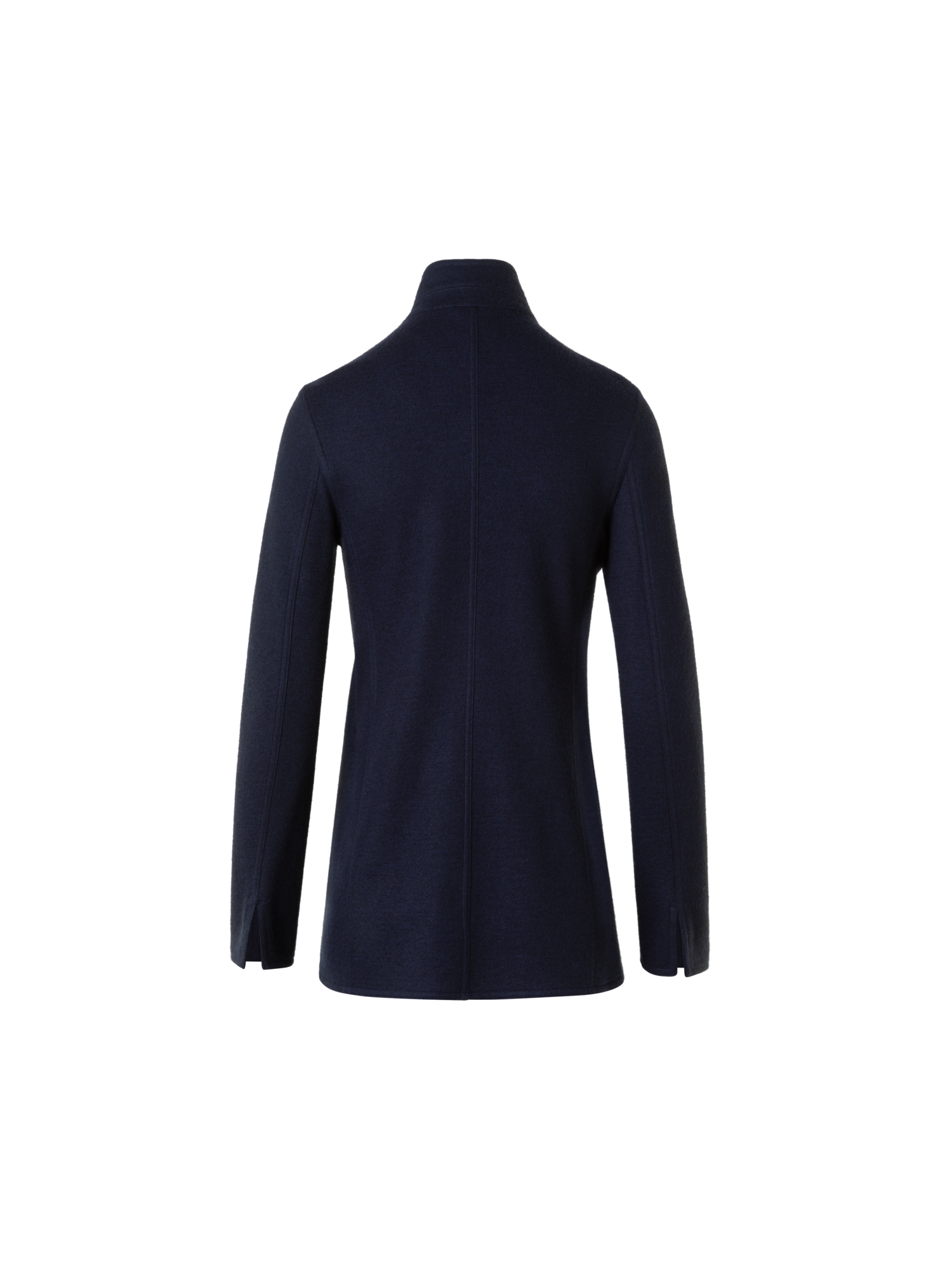 Designer Long Cashmere Jersey  Jacket - neutral - navy - blue