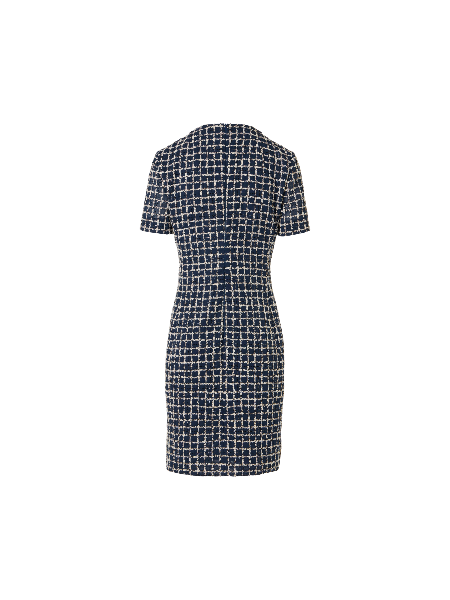 Short-Sleeve Wool-Viscose Tweed Shirt Dress – Akris EU