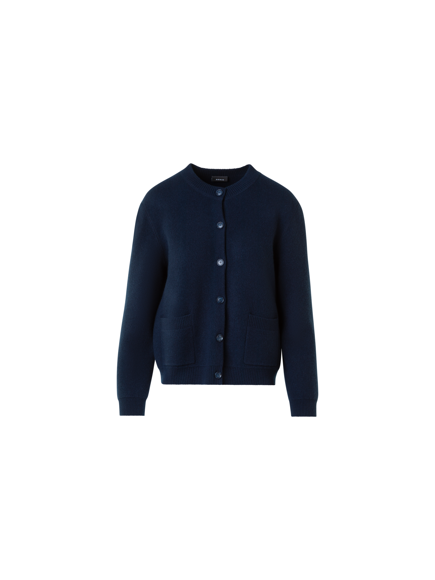 Designer Pure Cashmere Relaxed Cardigan - neutral - navy - blue