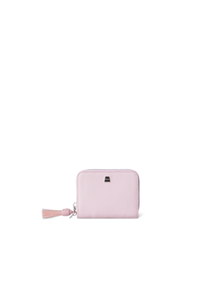 Designer Small Zip Around Wallet - neutral - blue - beige - red - pink